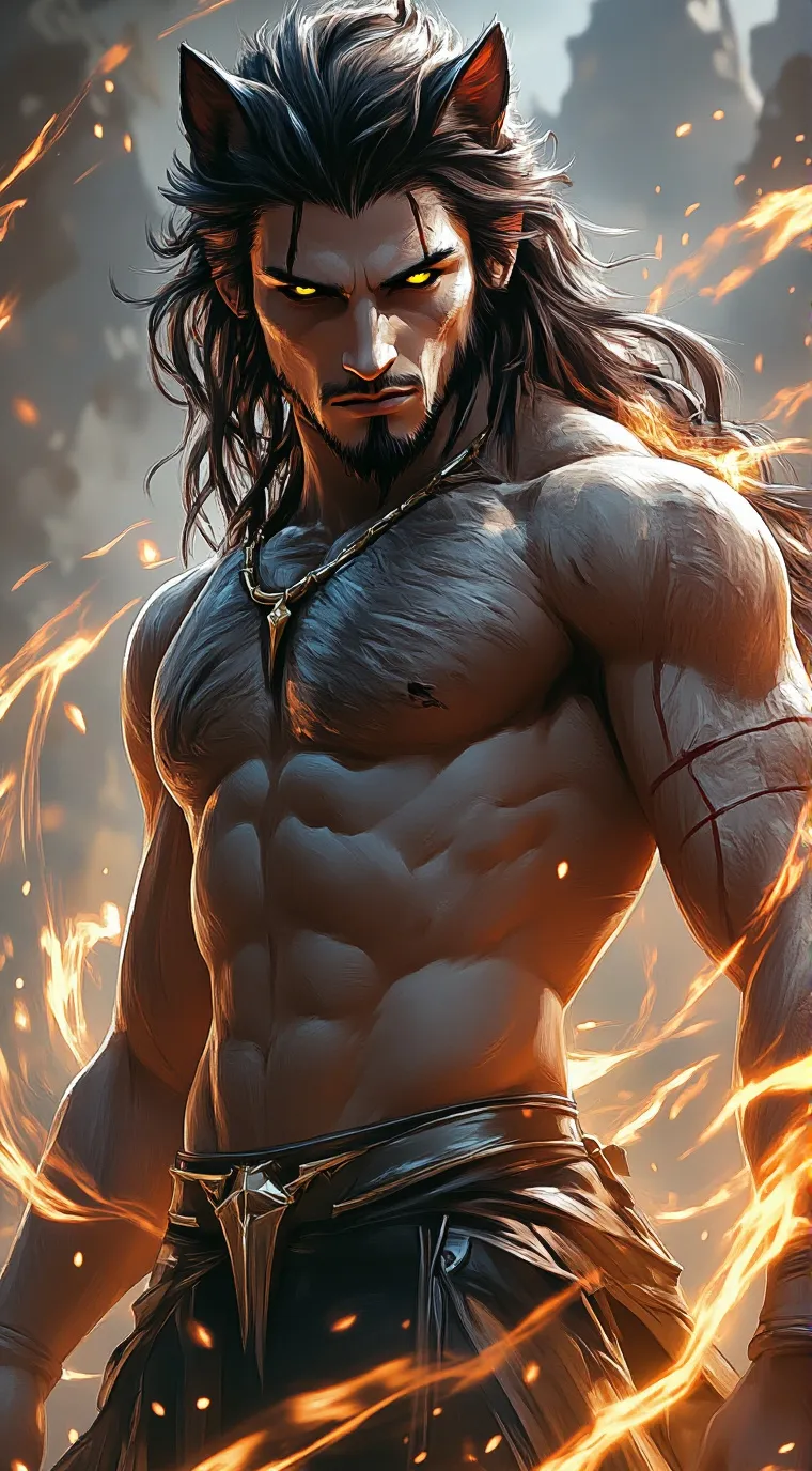 ai character: Lyall Fenrir background