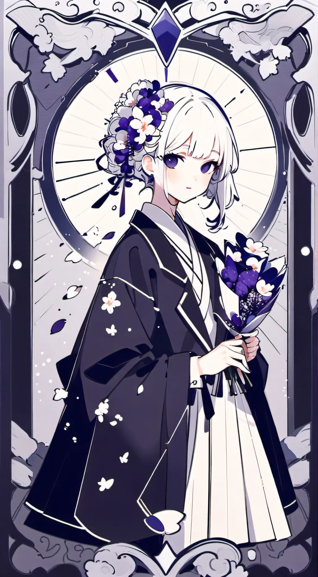 ai character: ☆●llily●☆ background