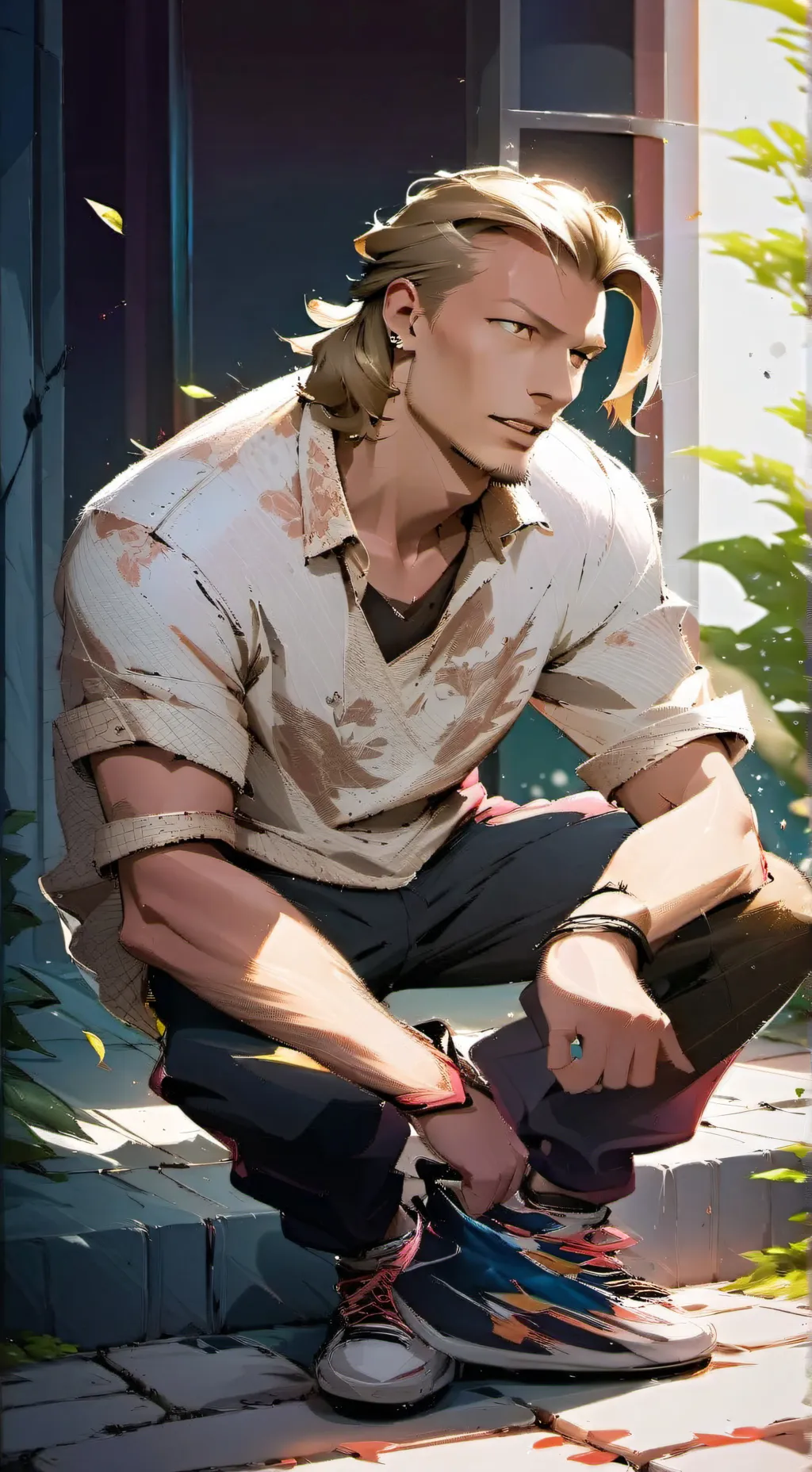 ai character: Zach background