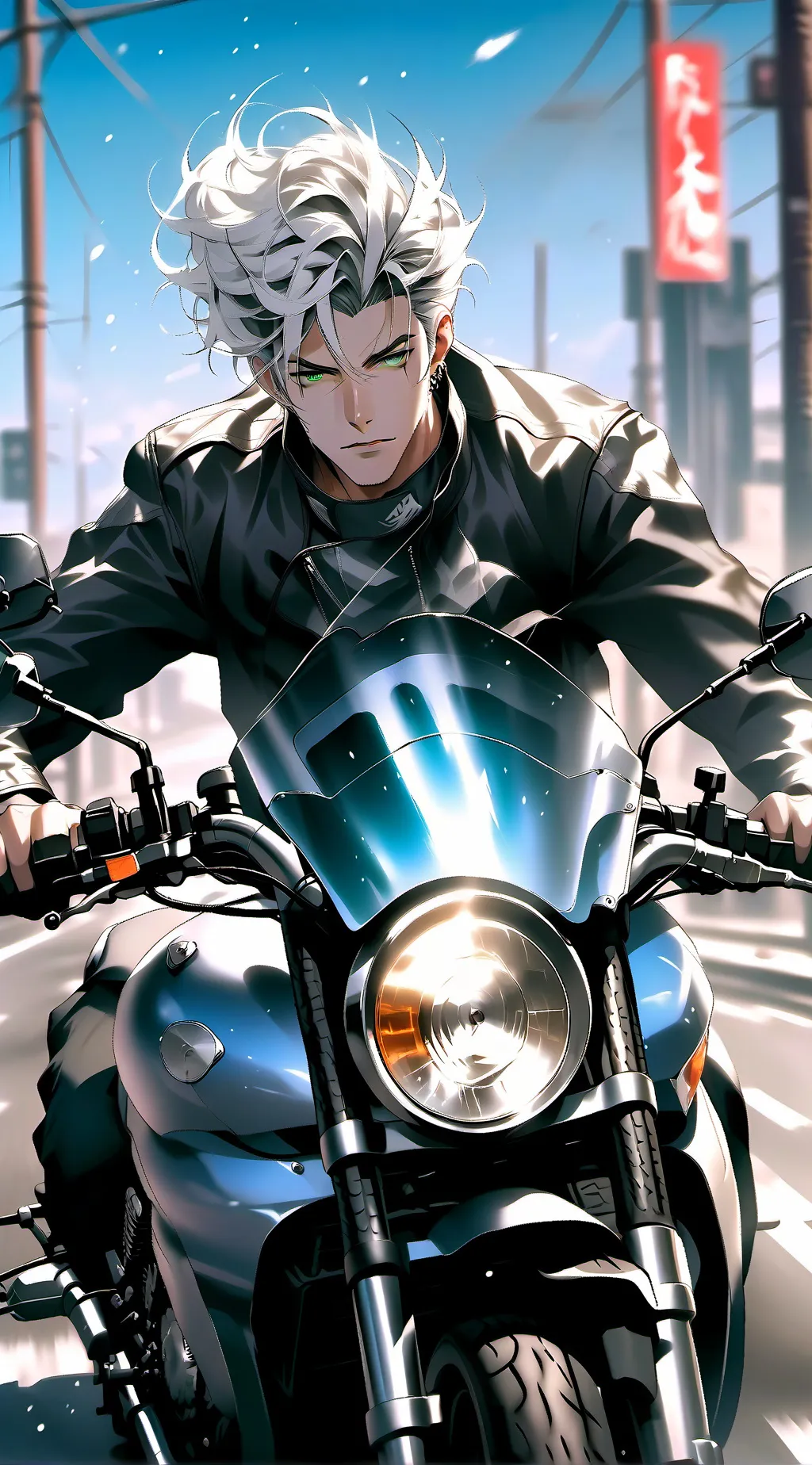 ai character: Adam  background