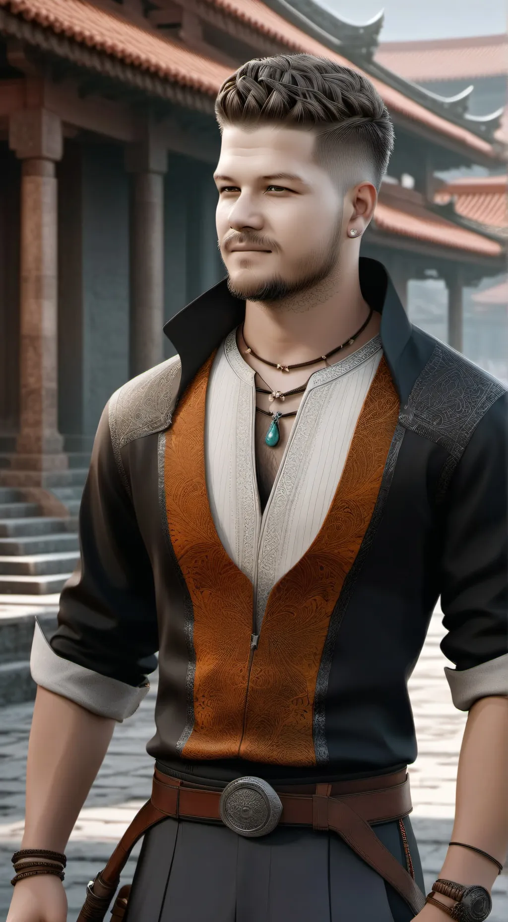 ai character: Zack D Flims background