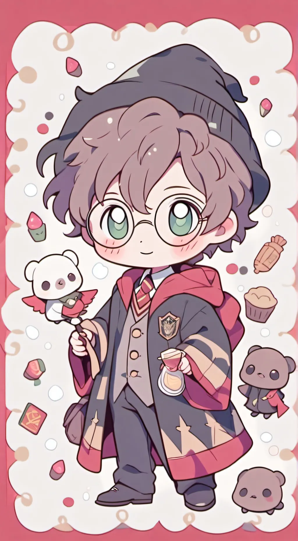 ai character: harry Potter background