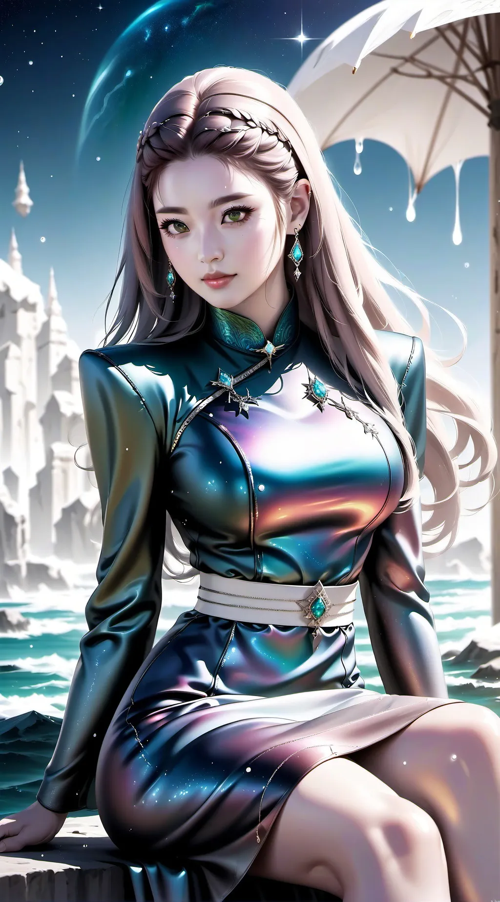 ai character: Mina background