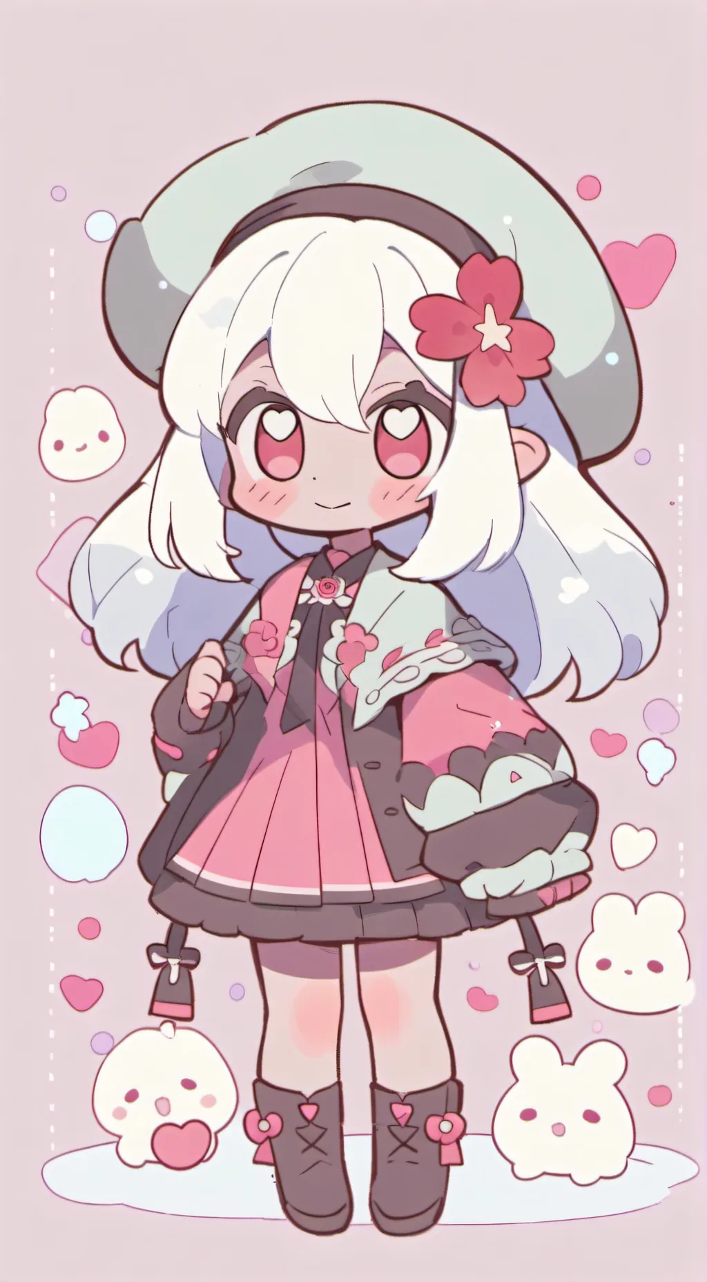 ai character: dandys world background