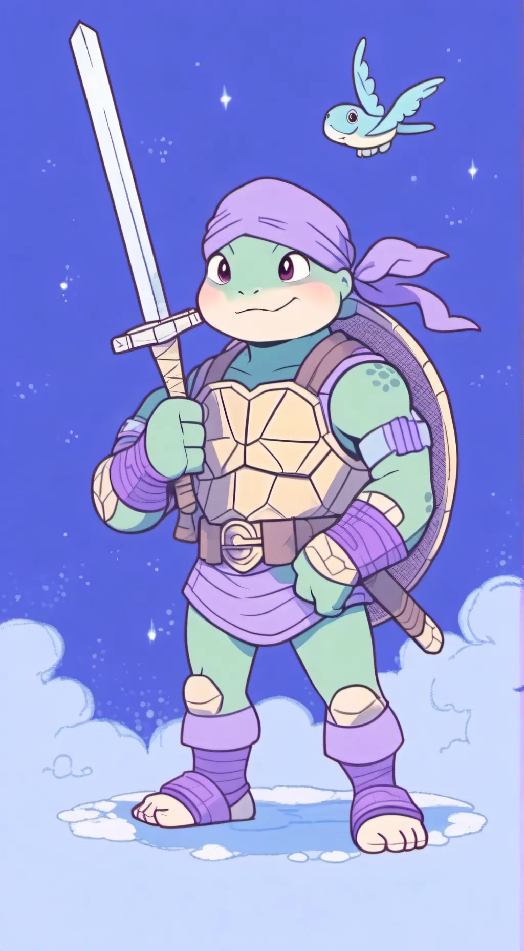 ai character: Ninja Turtles! background
