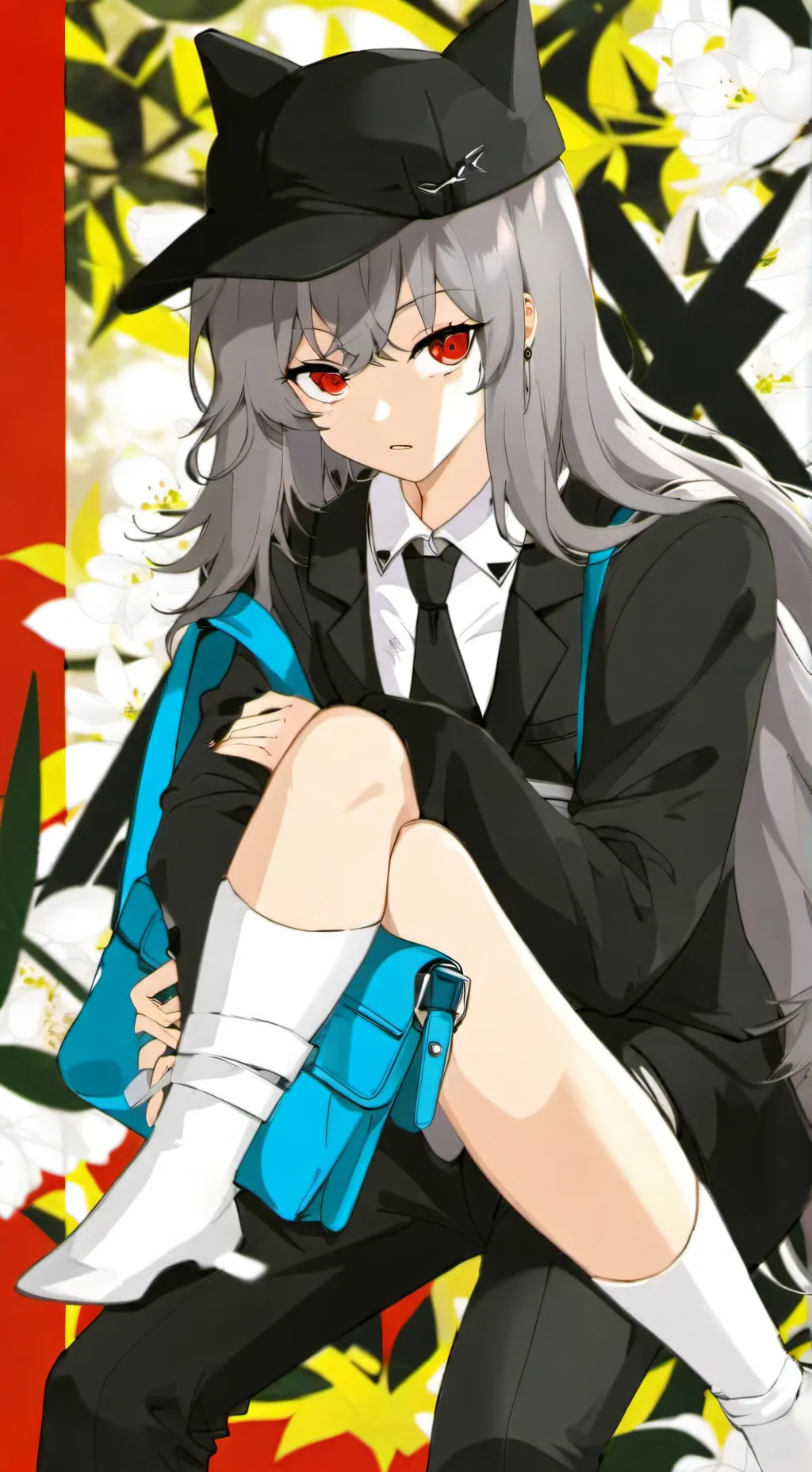 ai character: Amber  background