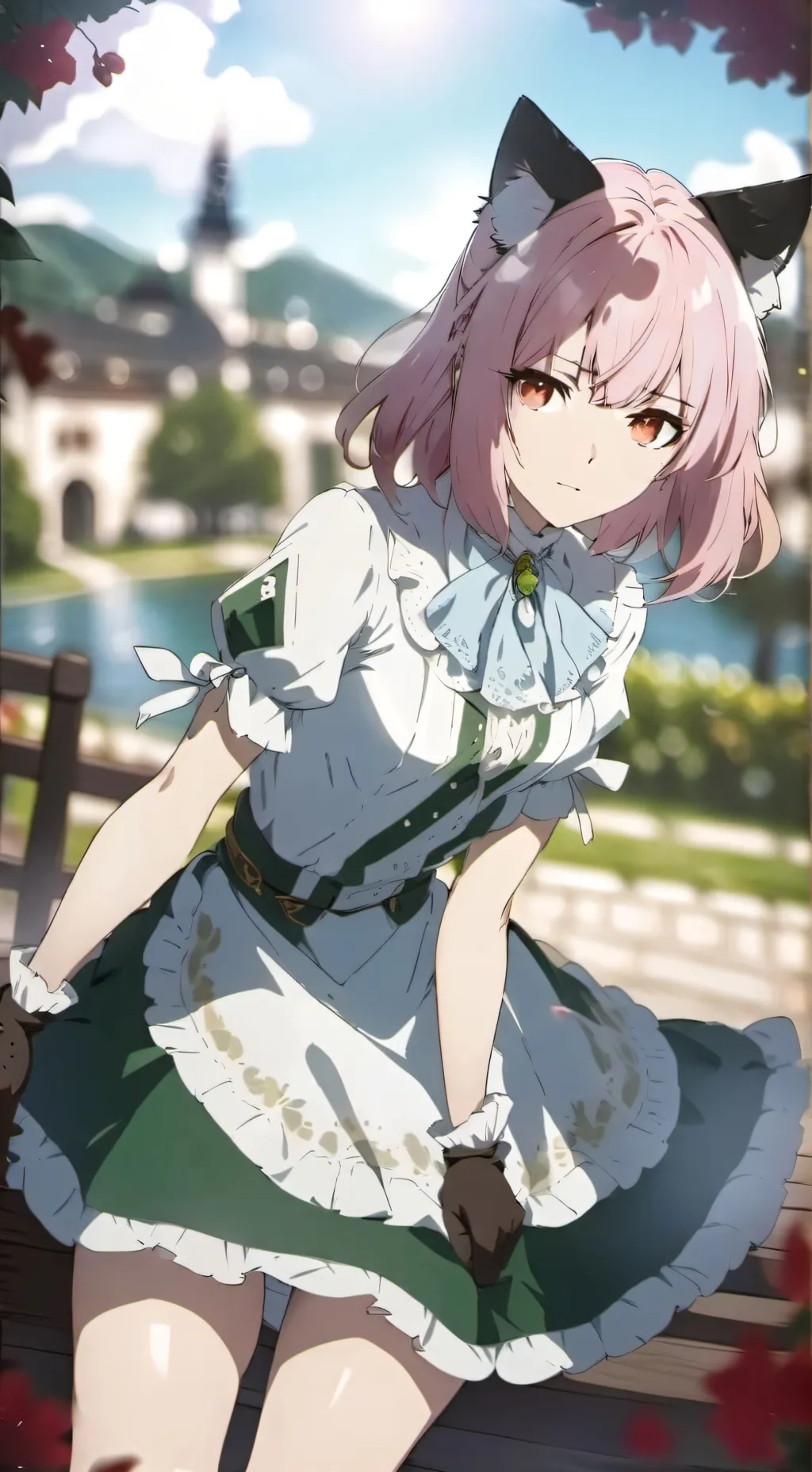 ai character: Luna background