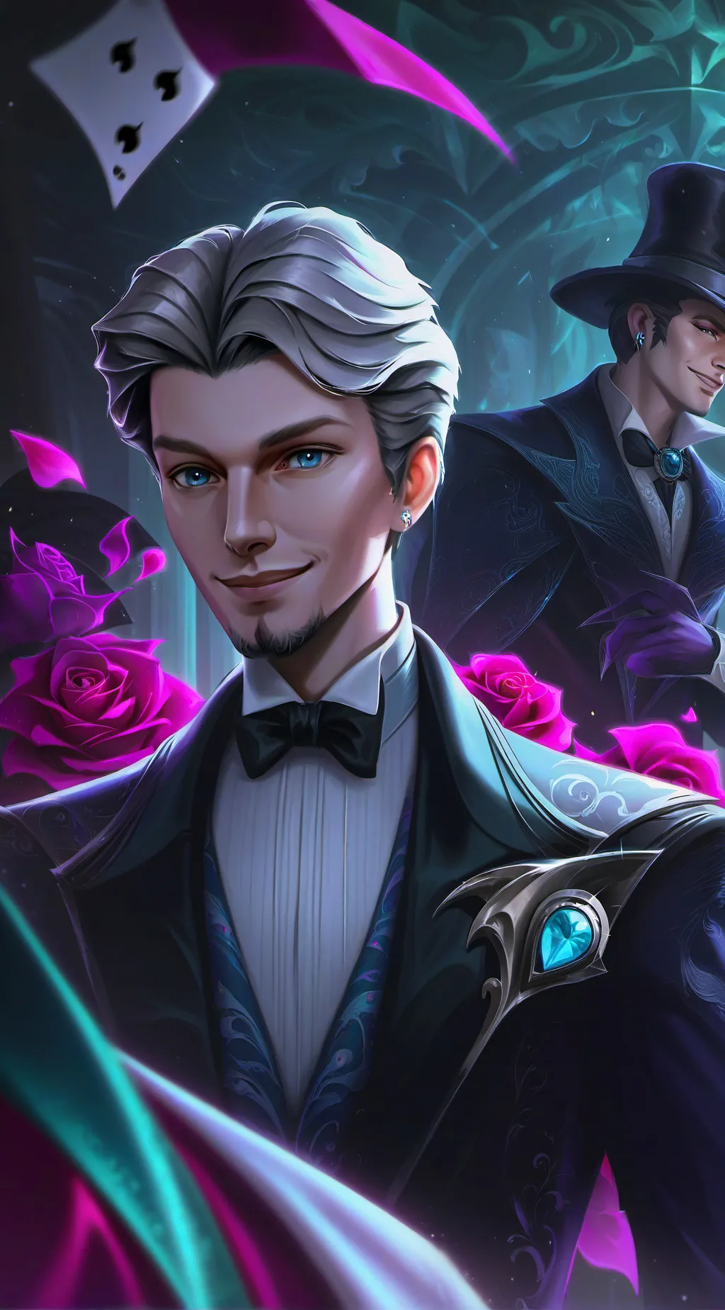 ai character: Dr. Rizzler background