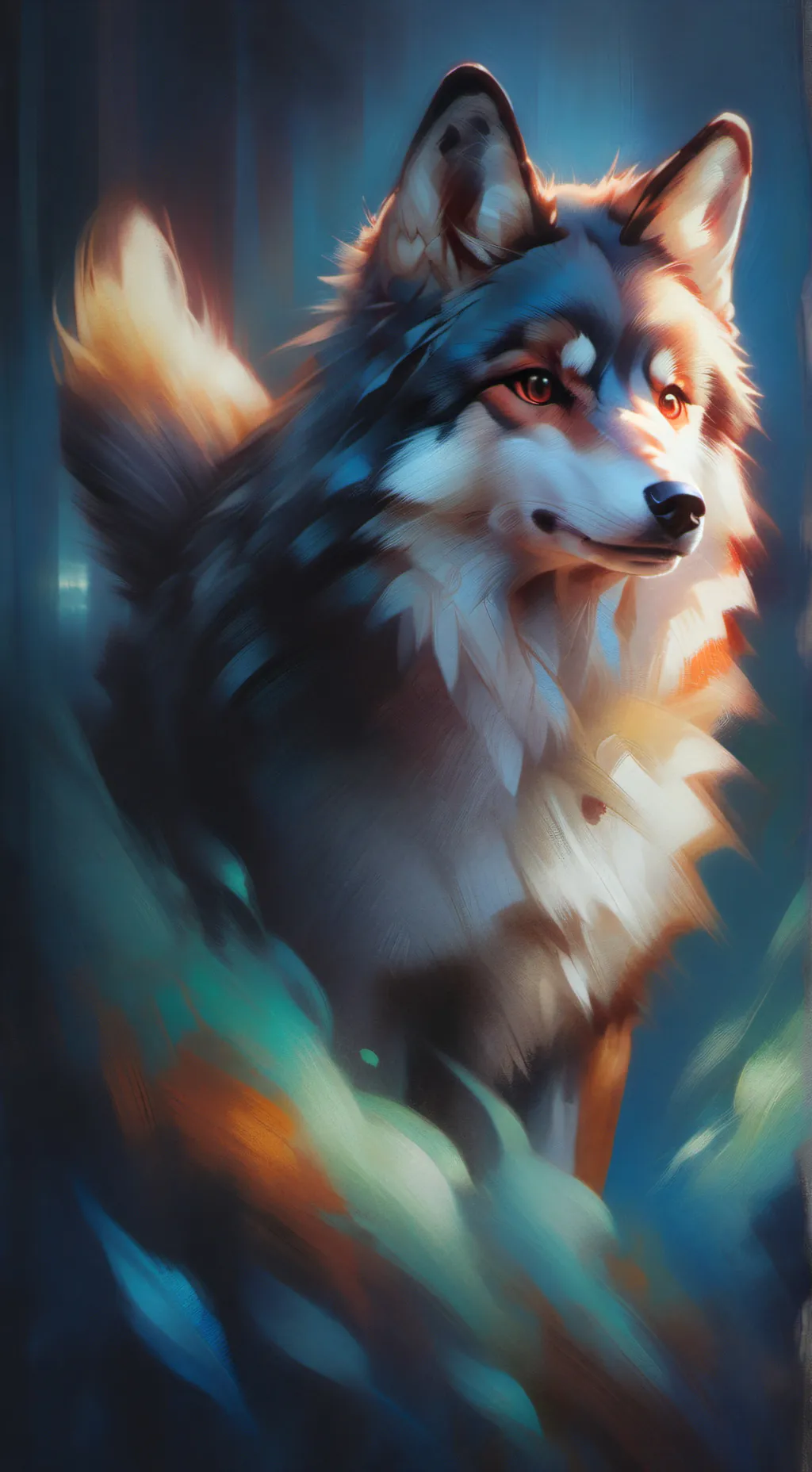 ai character: furry apocalypse  background