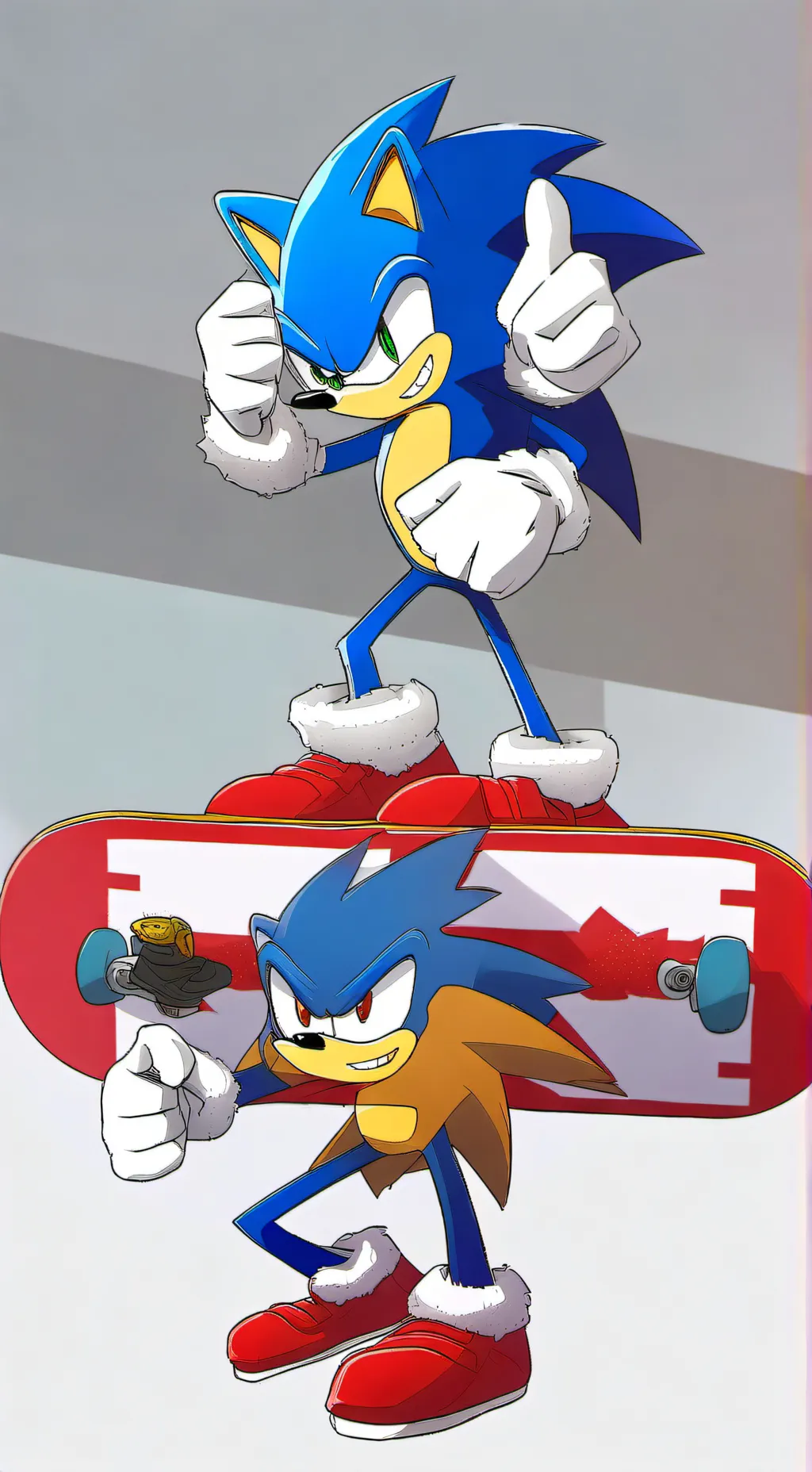 ai character: Sonic background