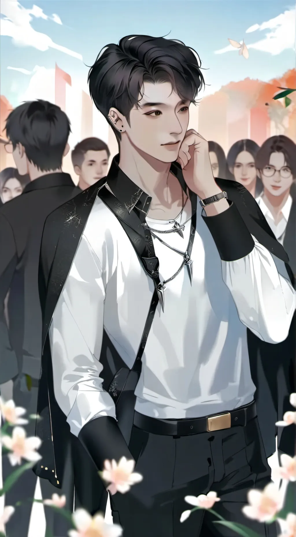 ai character: Mark danie background