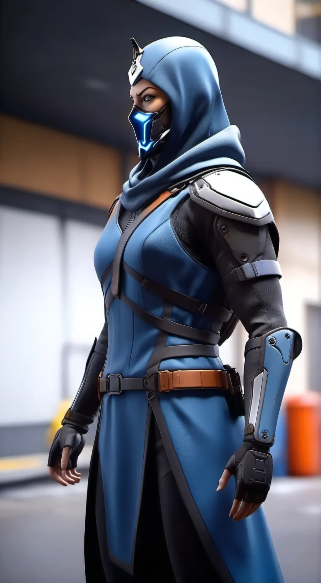 ai character: sub zero background