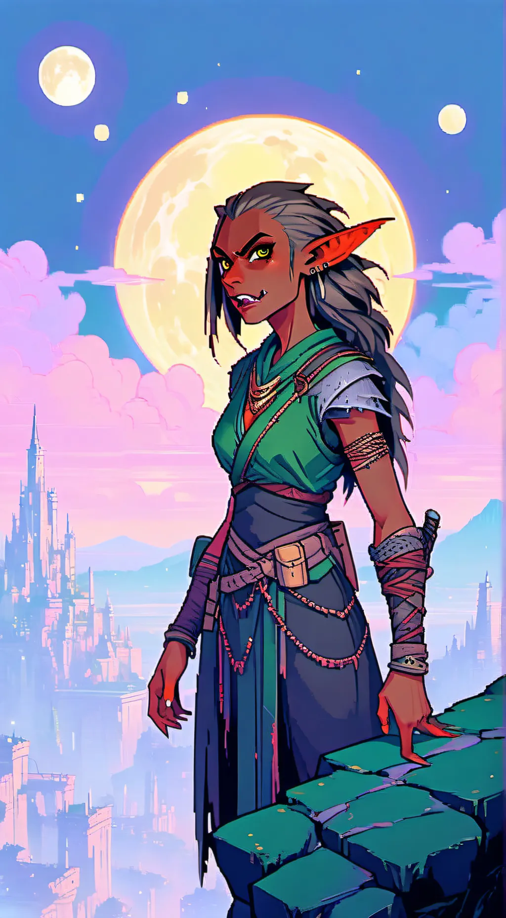 ai character: Akai Lilija background