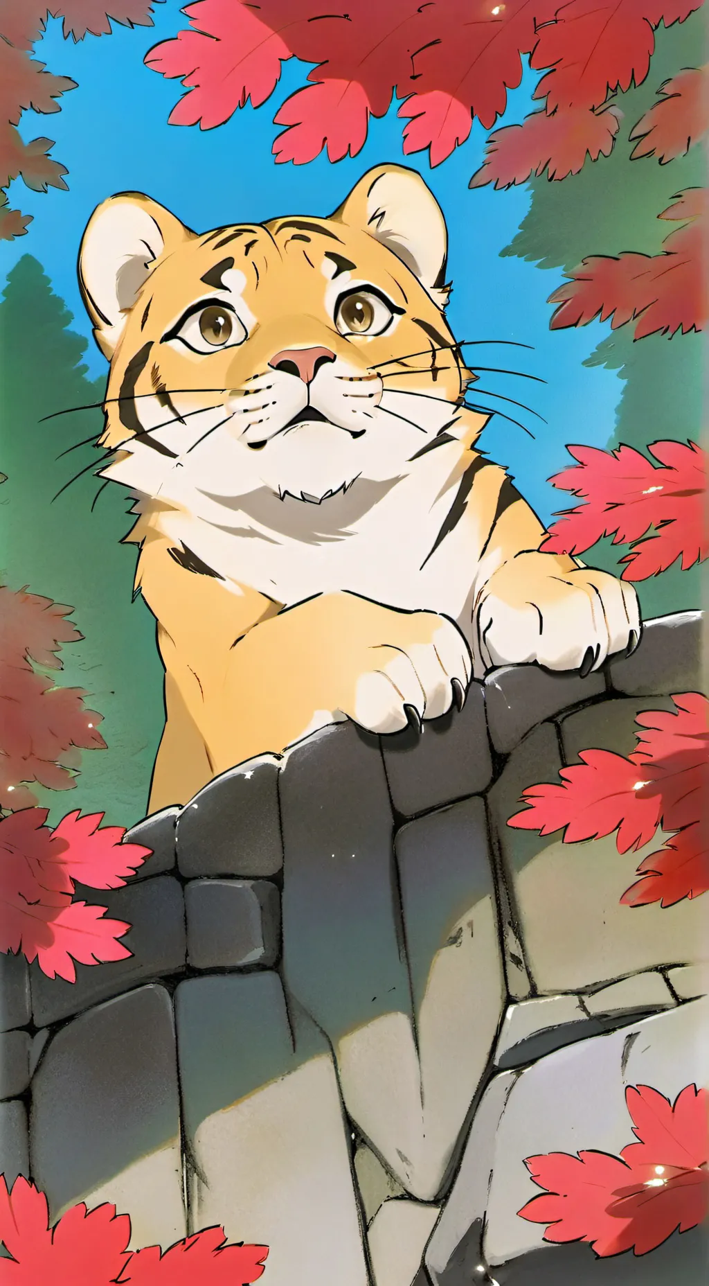 ai character: Luna background