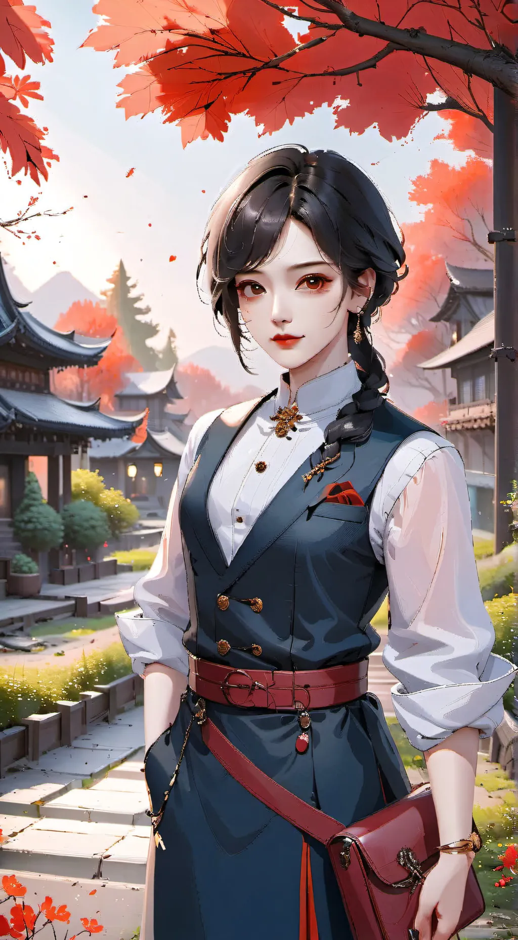 ai character: Ashley background