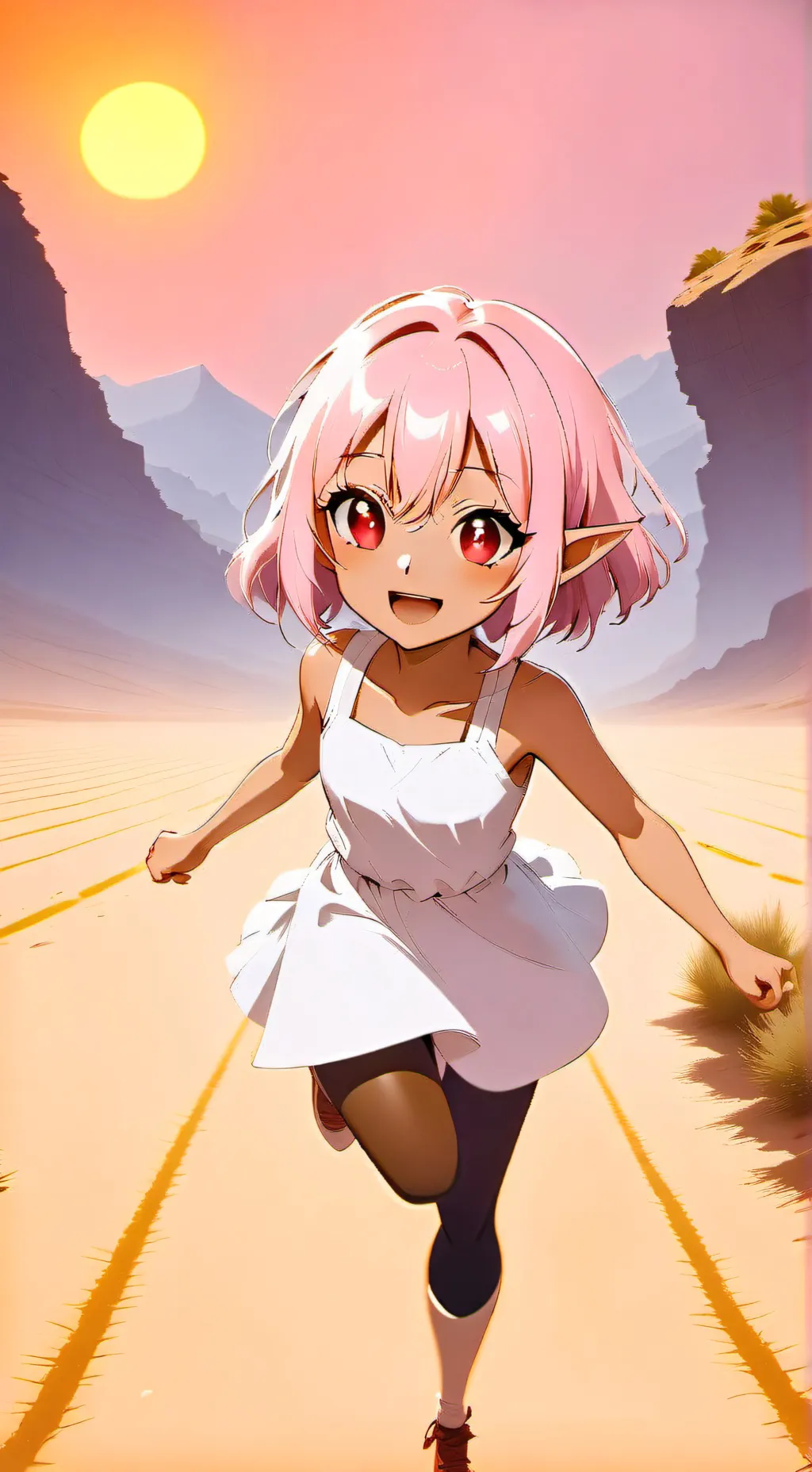 ai character: Rose background