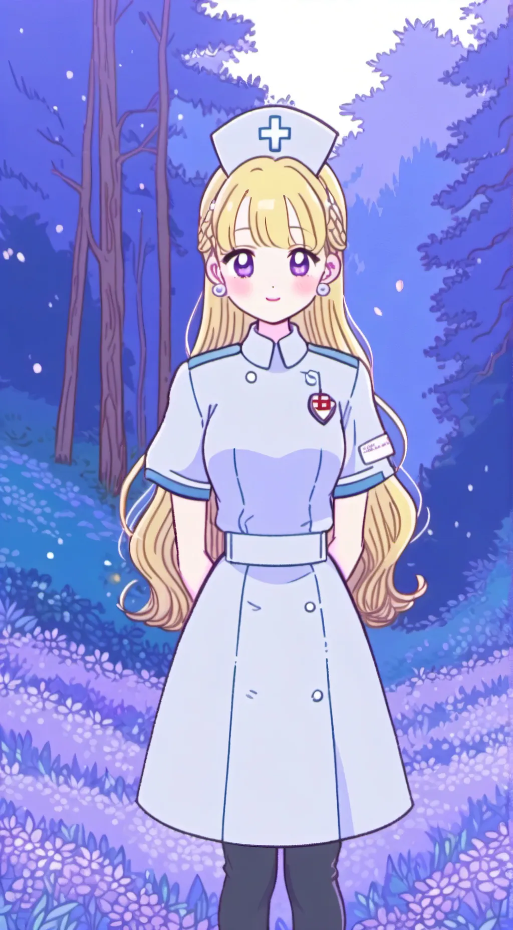 ai character: Медсестра background