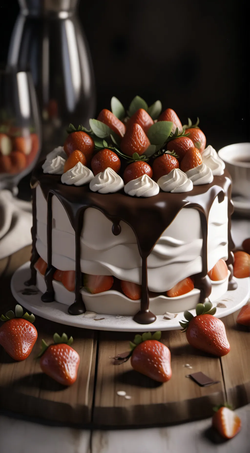ai character: FruitCake background