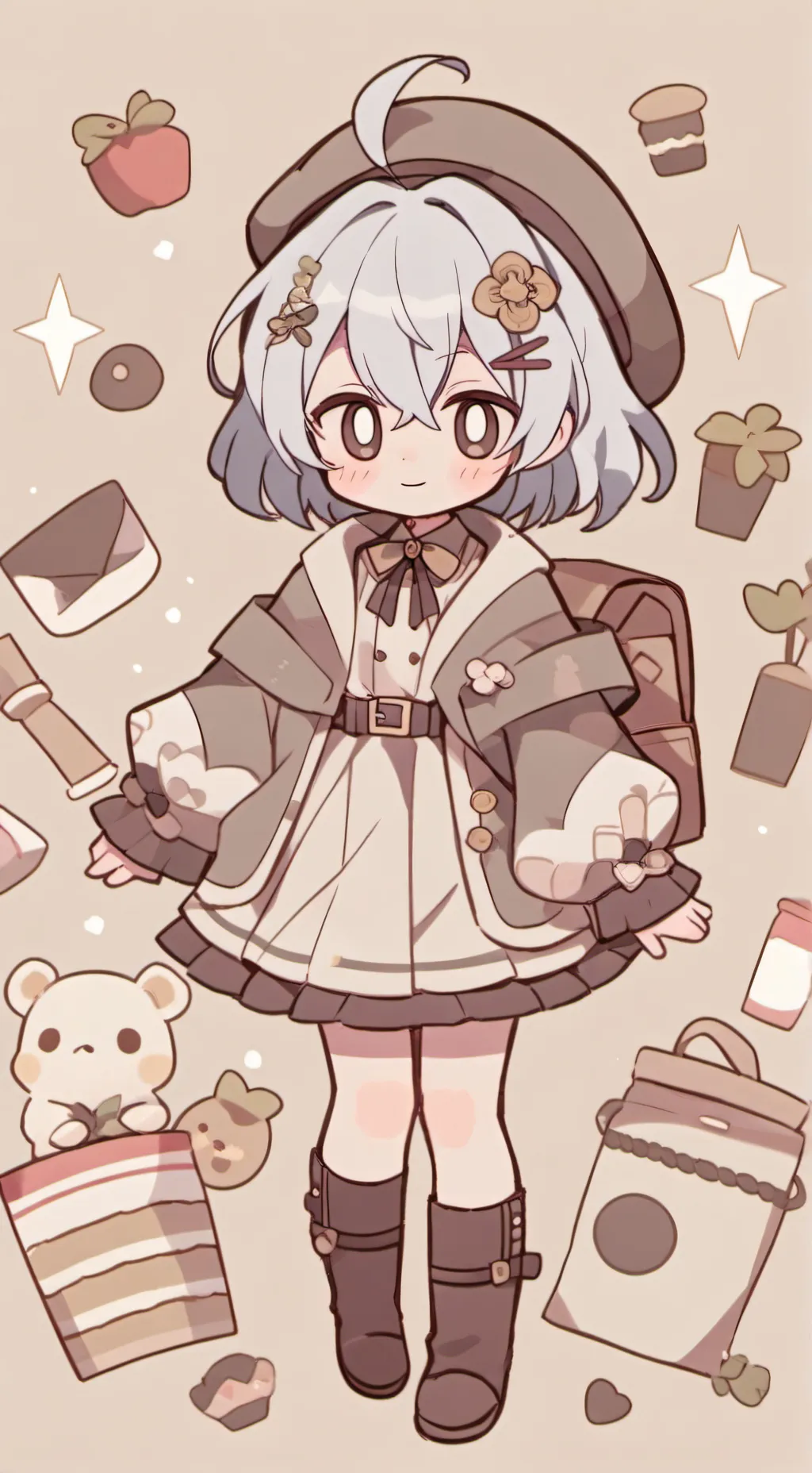 ai character: shoto X toi background