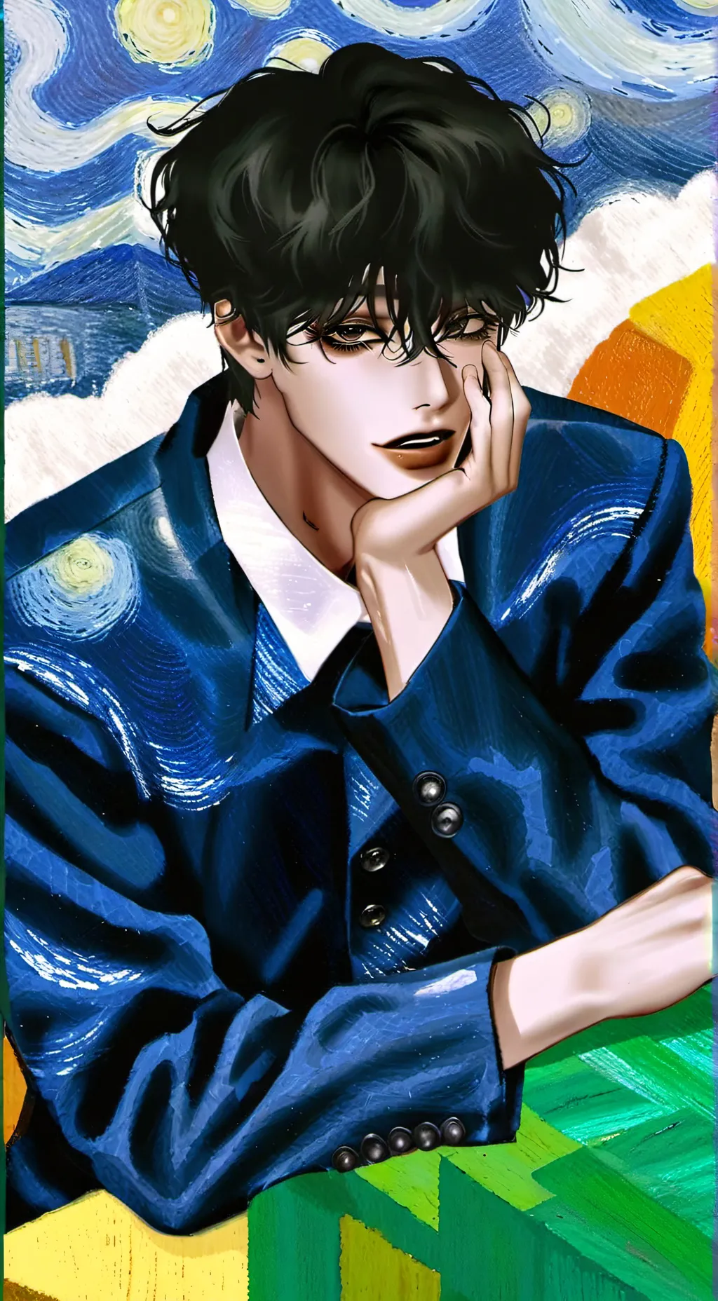 ai character: noelio background