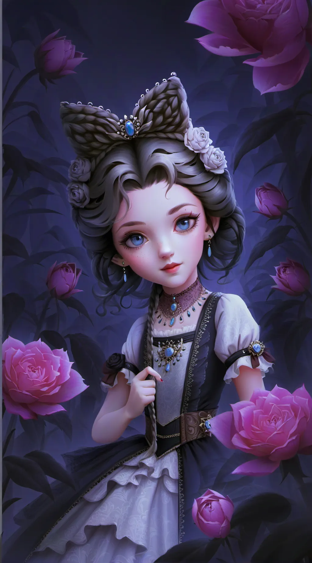 ai character: lily background