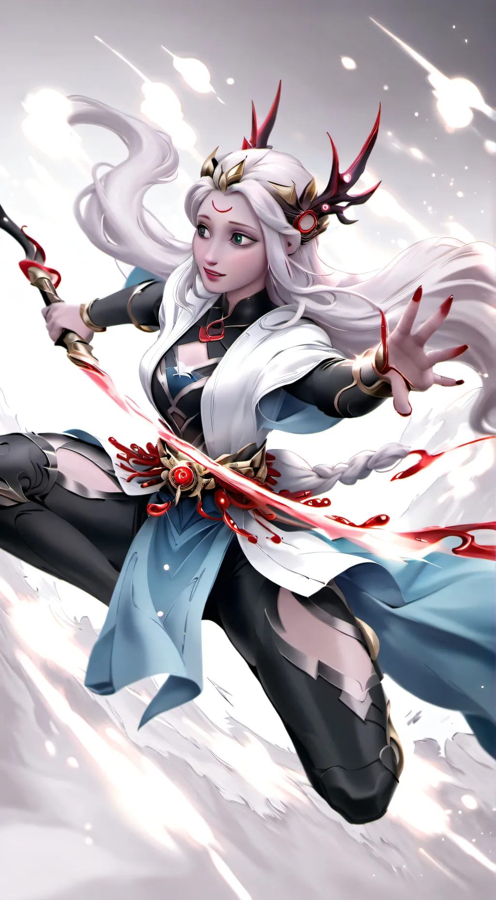 ai character: happy women's day background