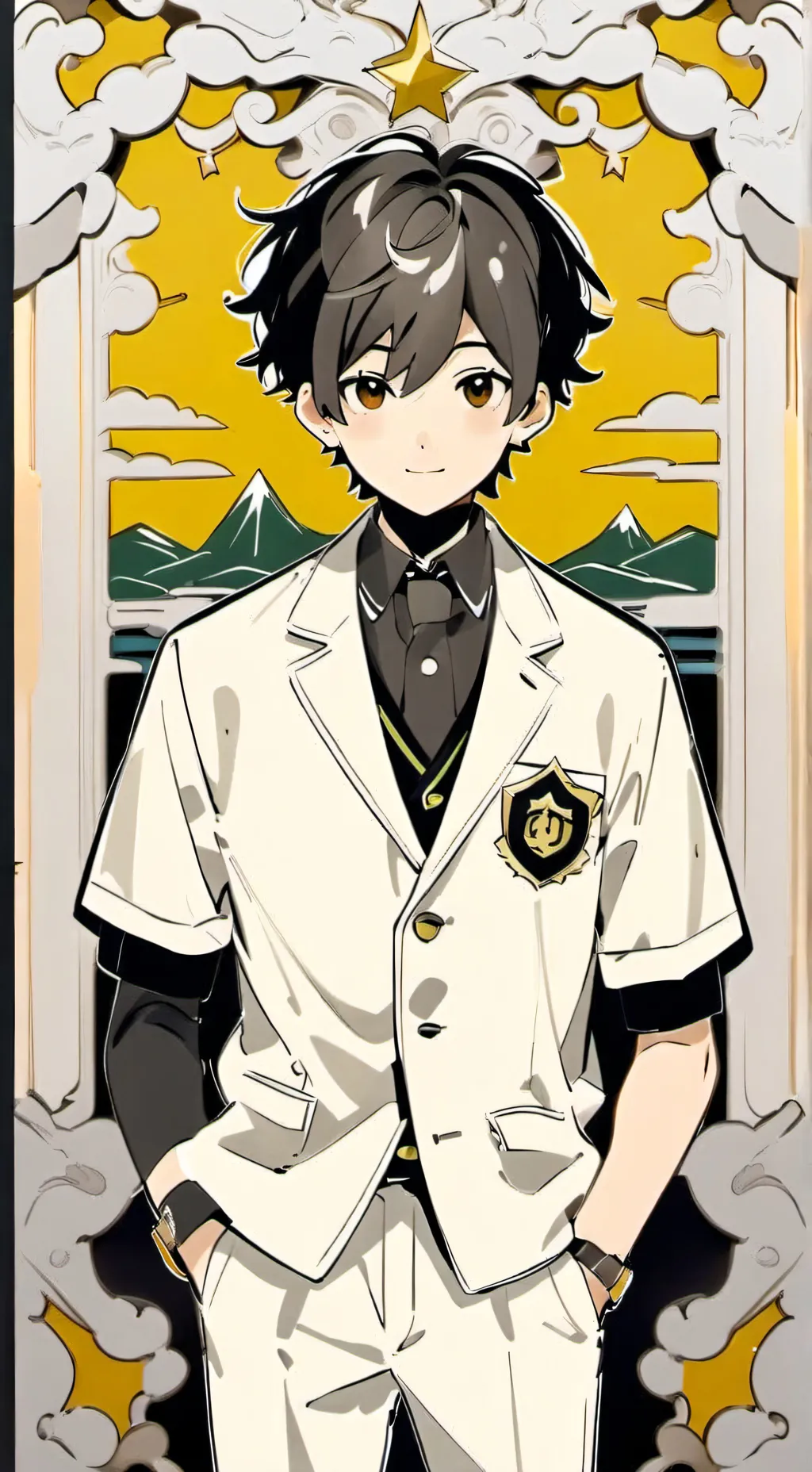 ai character: Max background