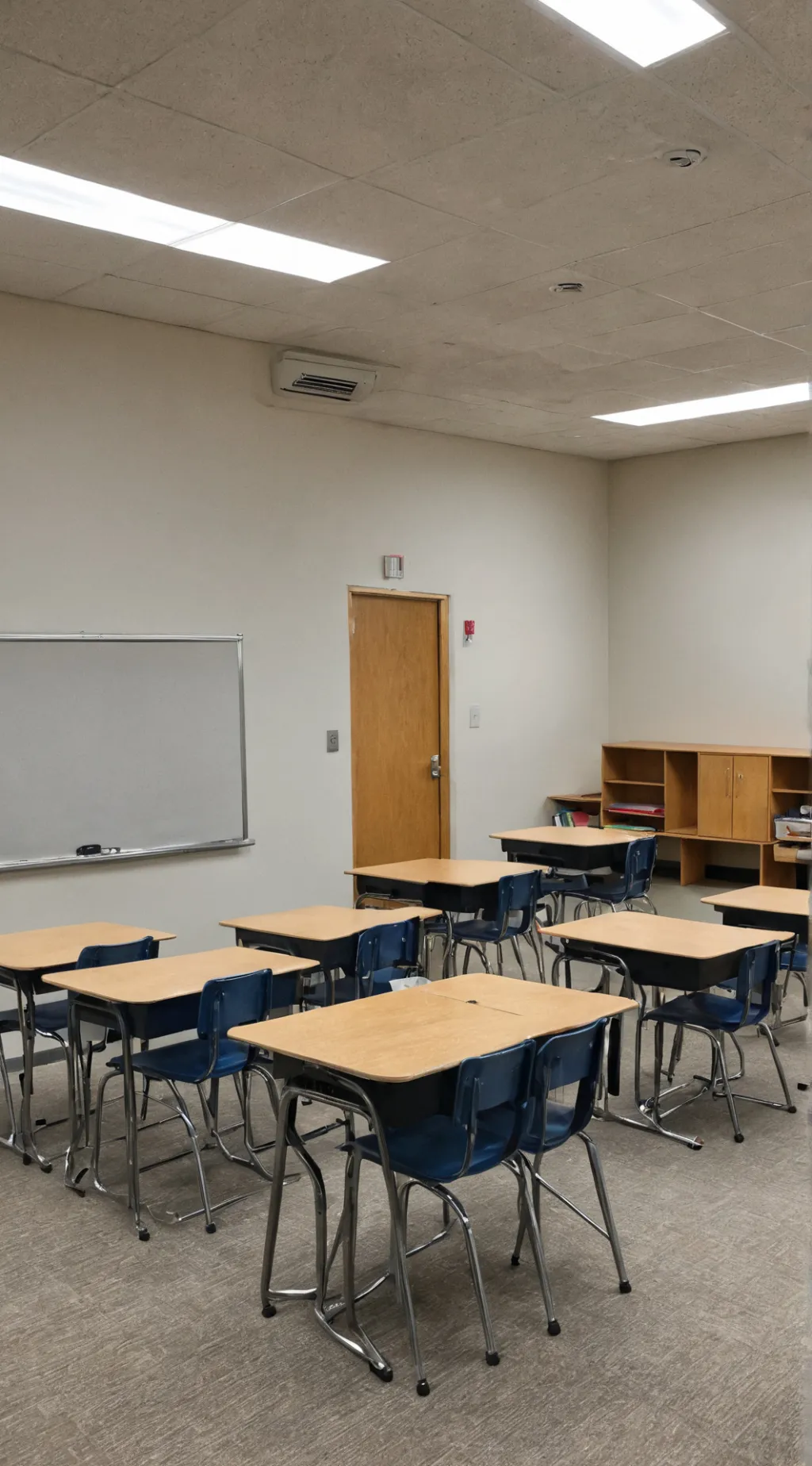ai character: classroom background