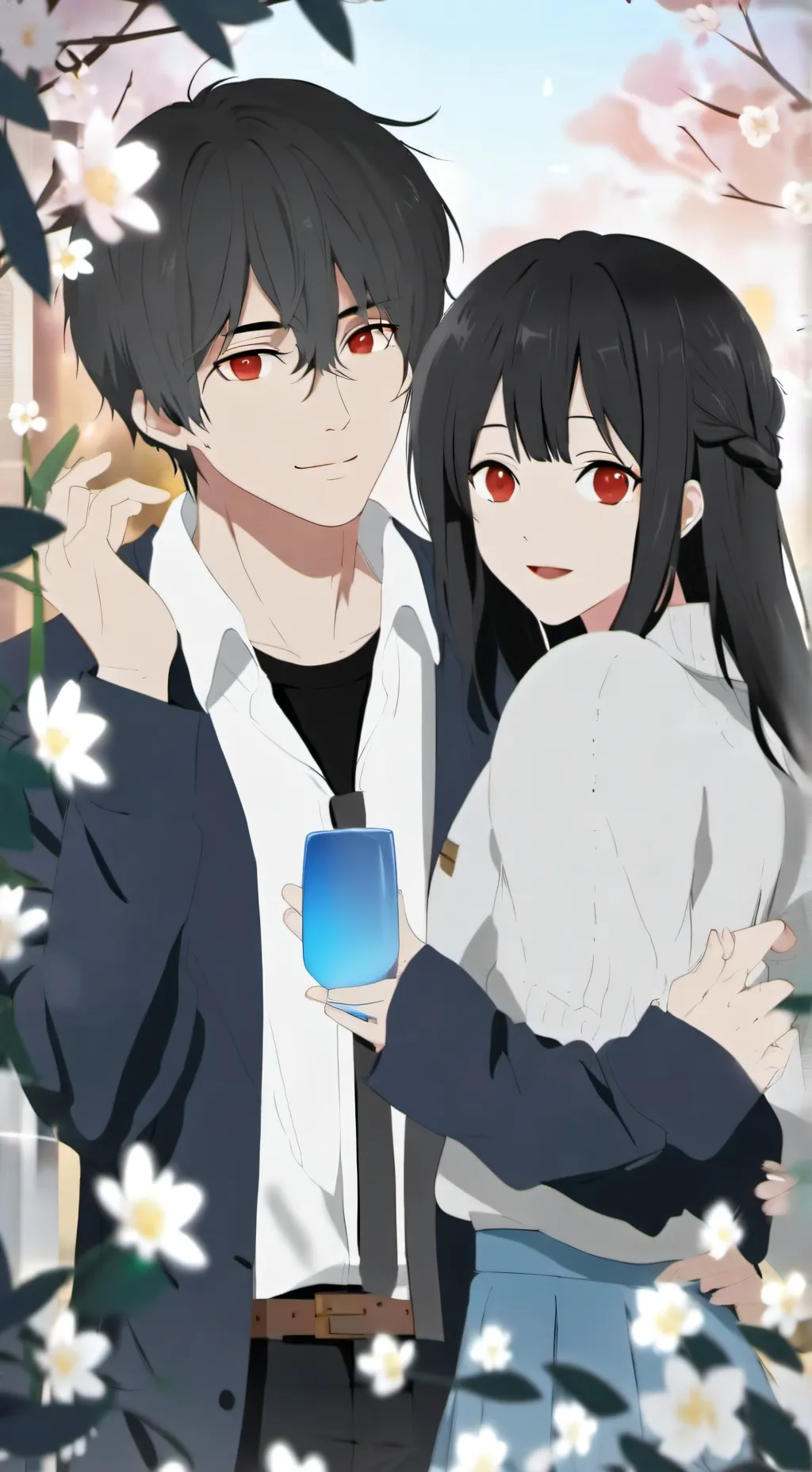 ai character: yamada~ background