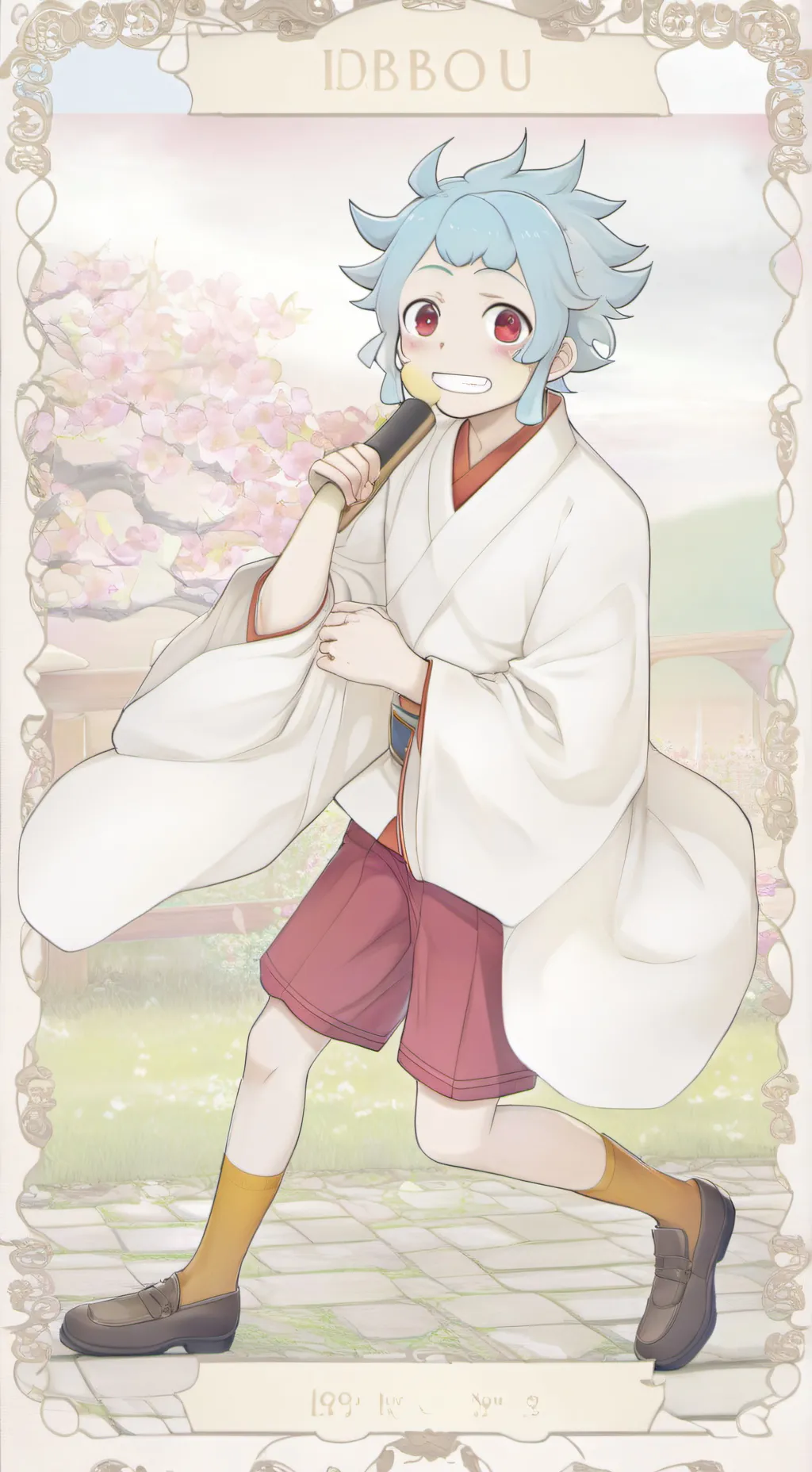 ai character: oboro and tenko  background