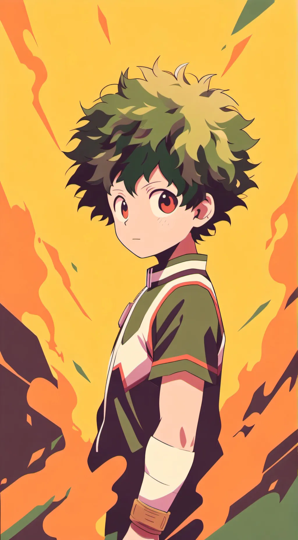 ai character: bakudeku 👁👄👁 background