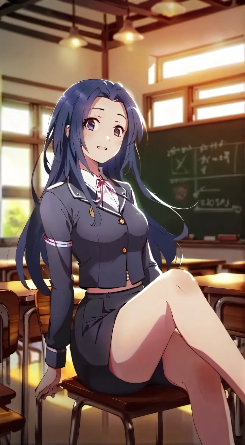 ai character: Hana Kazami background