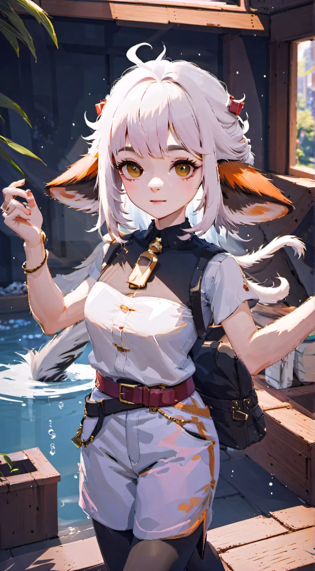 ai character: Deena  background