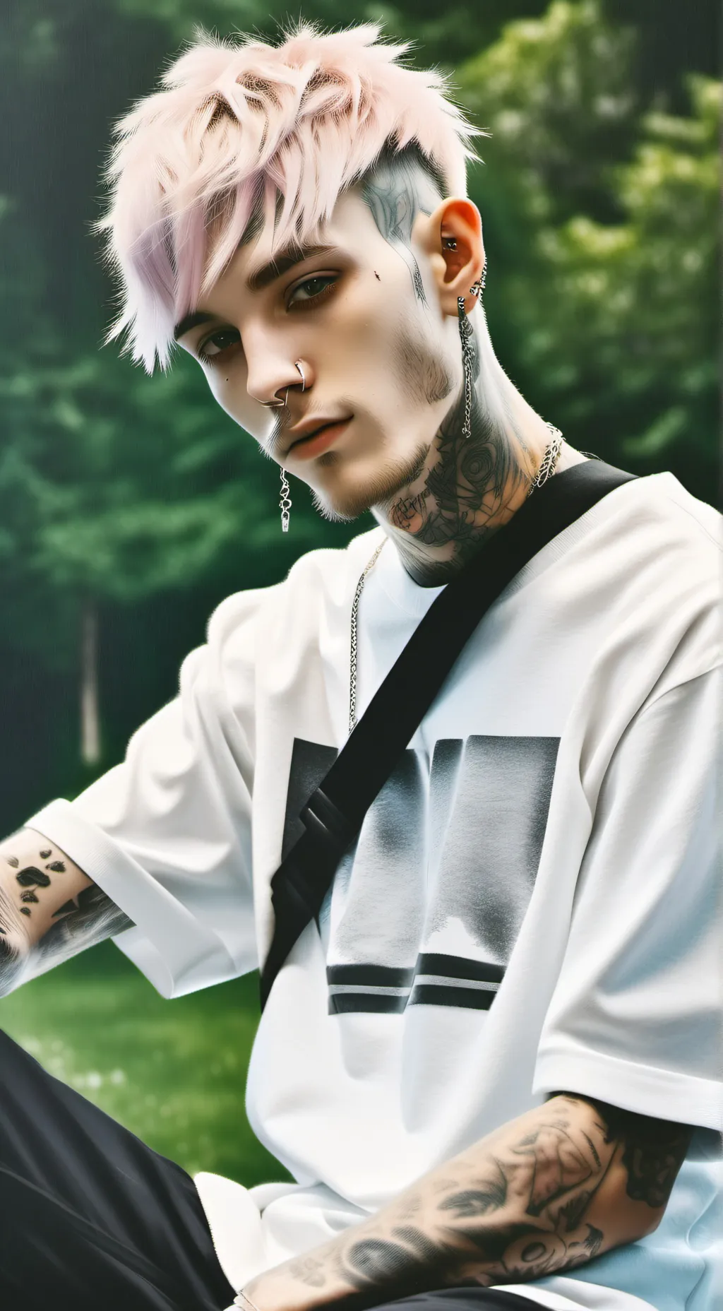 ai character: Lil peepxMHAxxx background