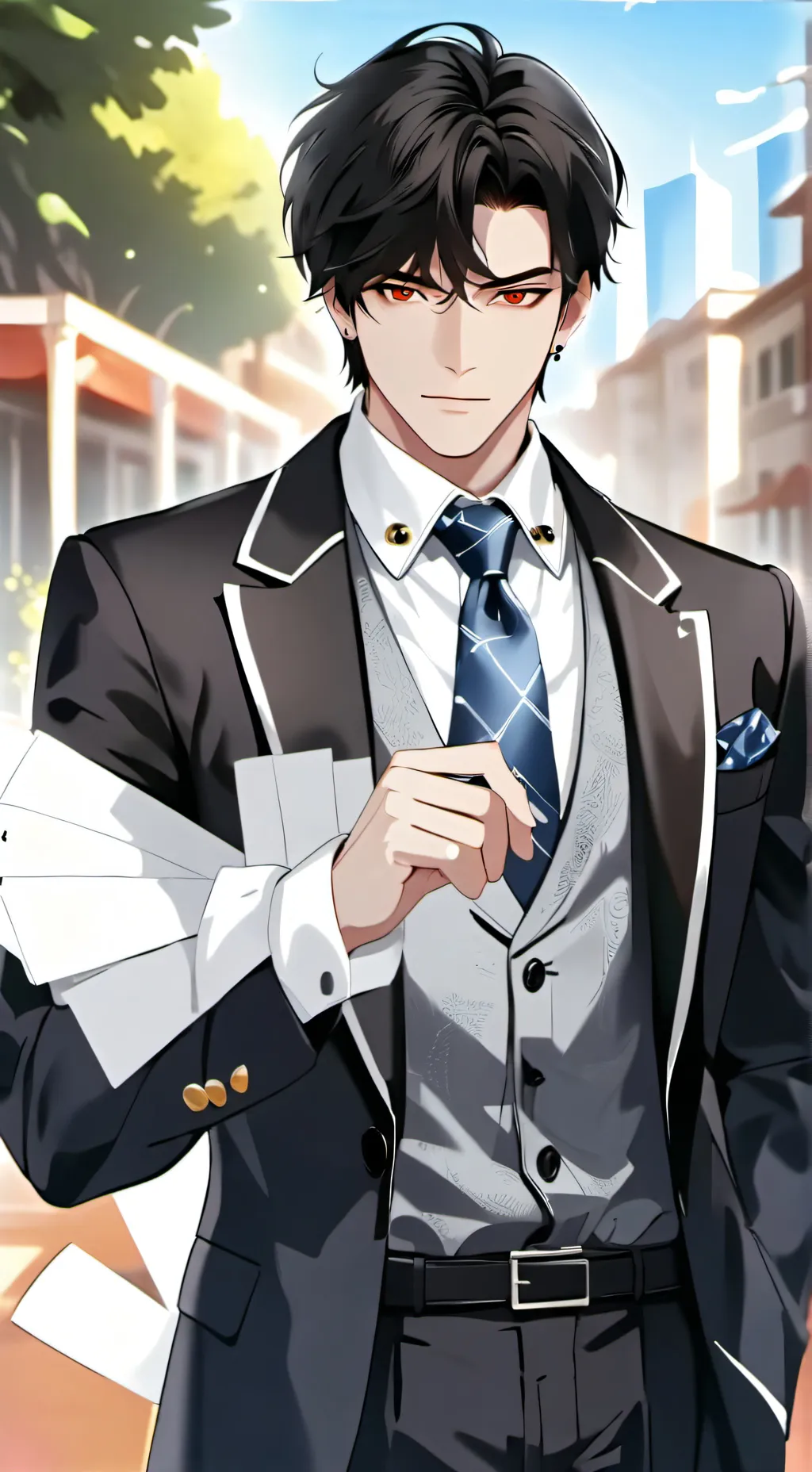 ai character: Mafia bodyguard  background
