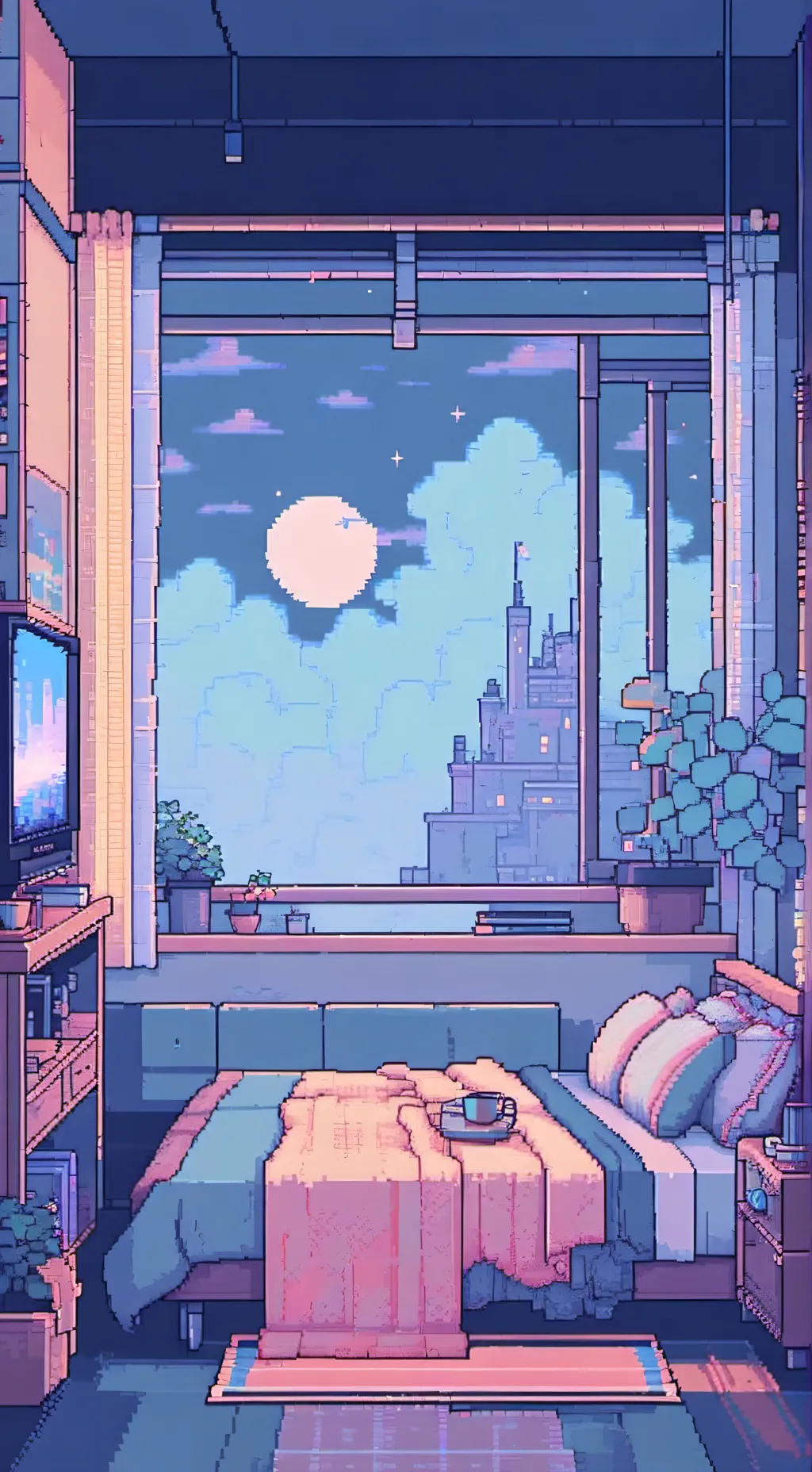 ai character: Sprout x Cosmo background