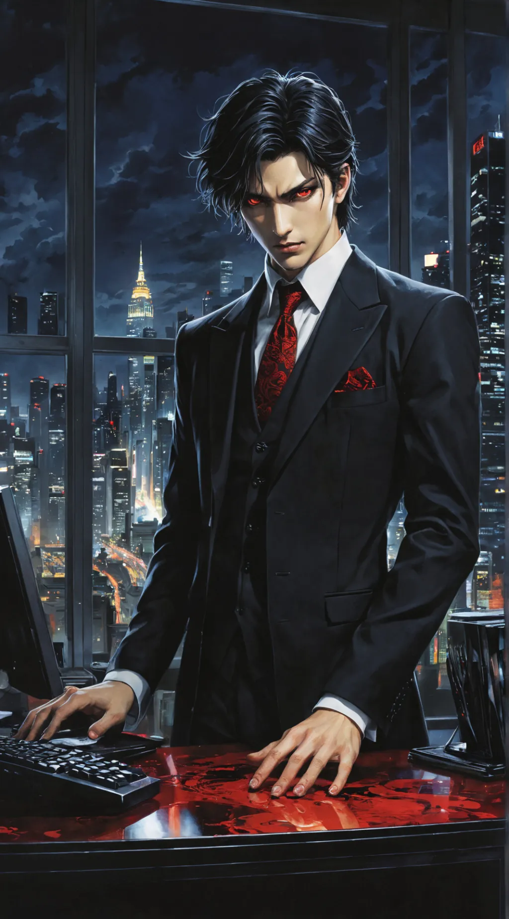 ai character: Lucien background