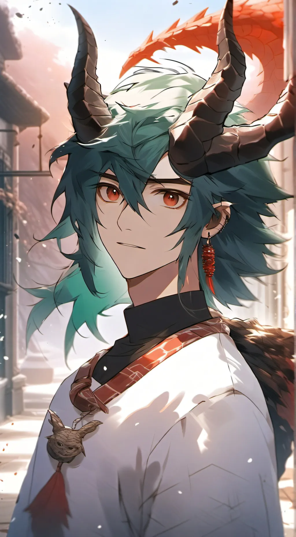 ai character: Kai🐉✨ background