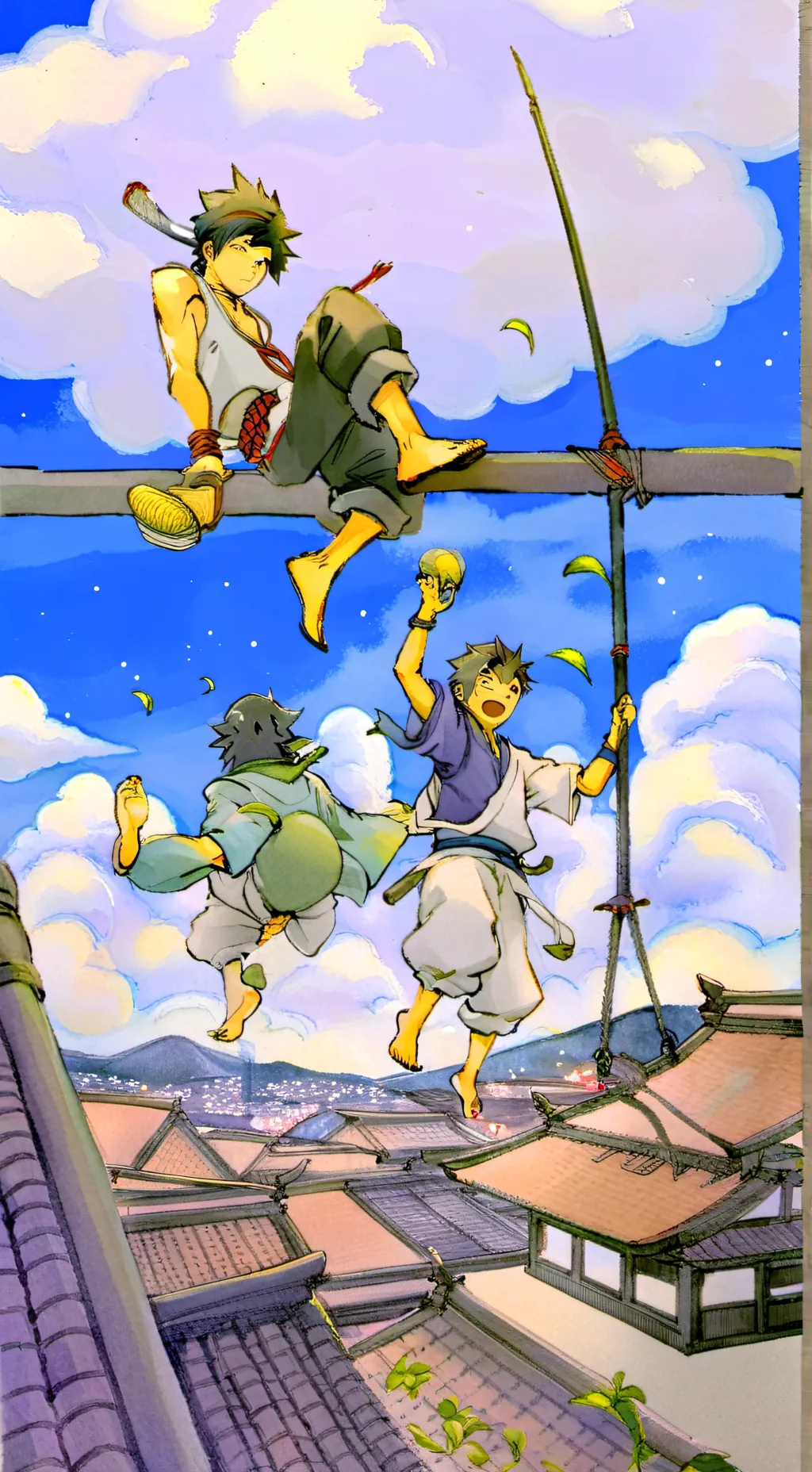 ai character: aziawa friendGroup background