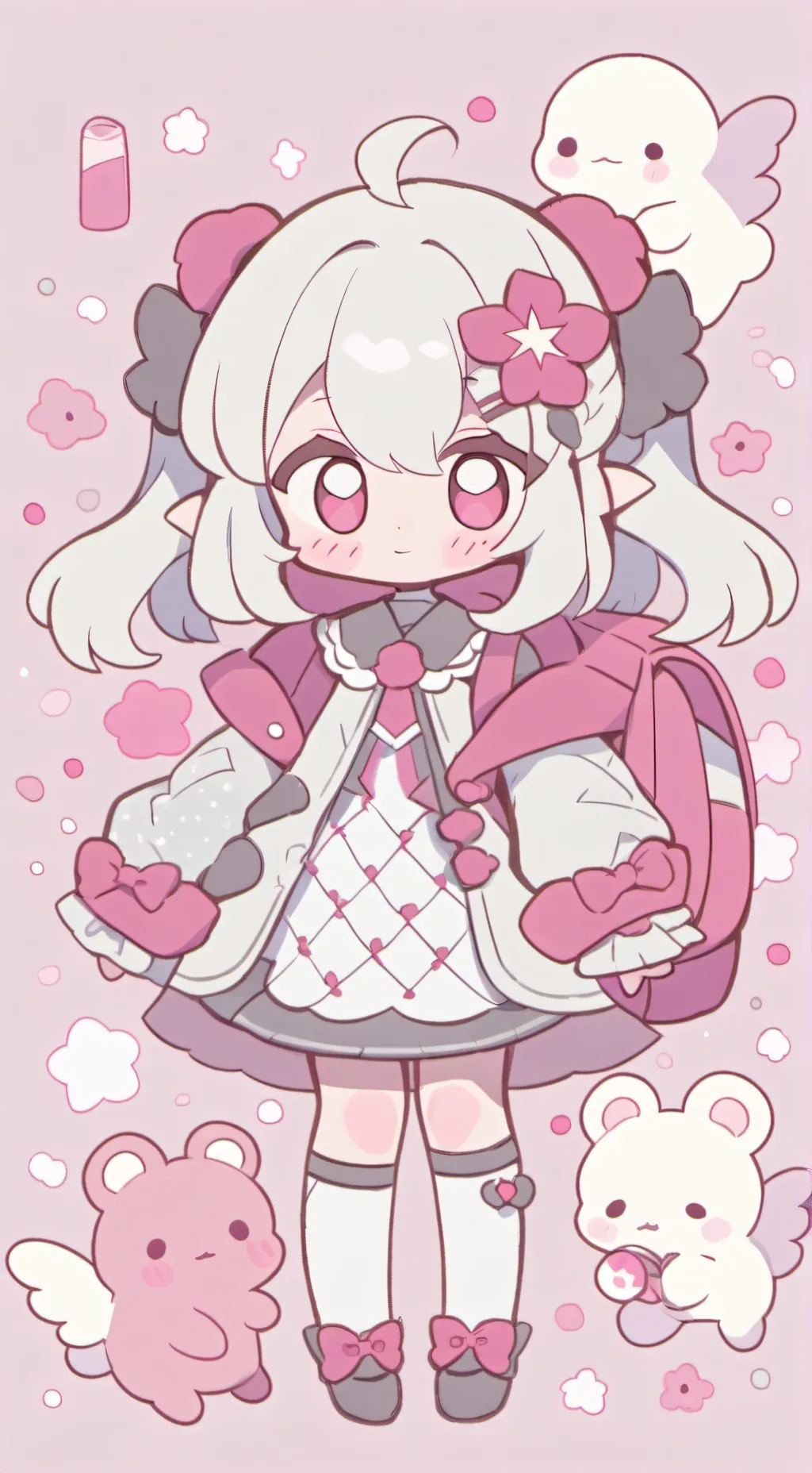 ai character: cutey background