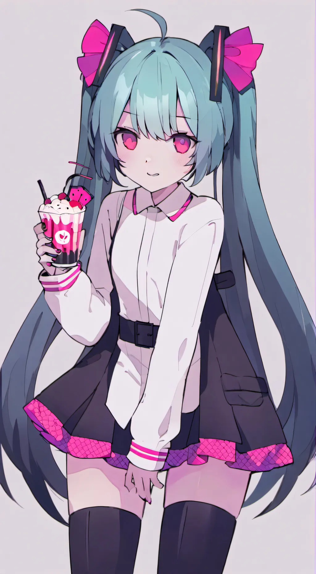 ai character: M-I-K-U background