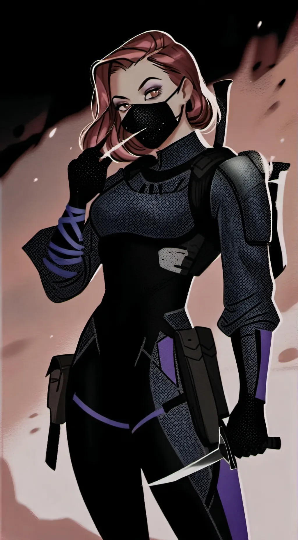 ai character: Nightshade background