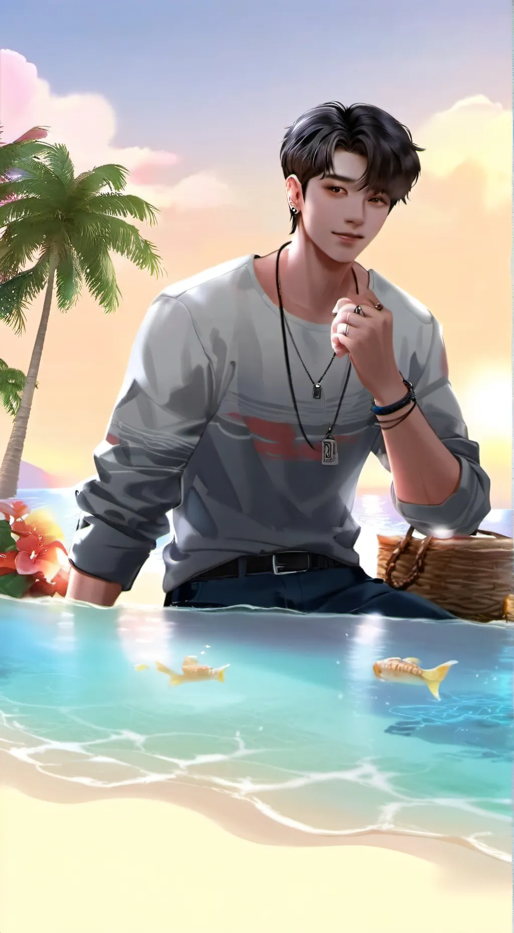 ai character: KENNETH 💕 background