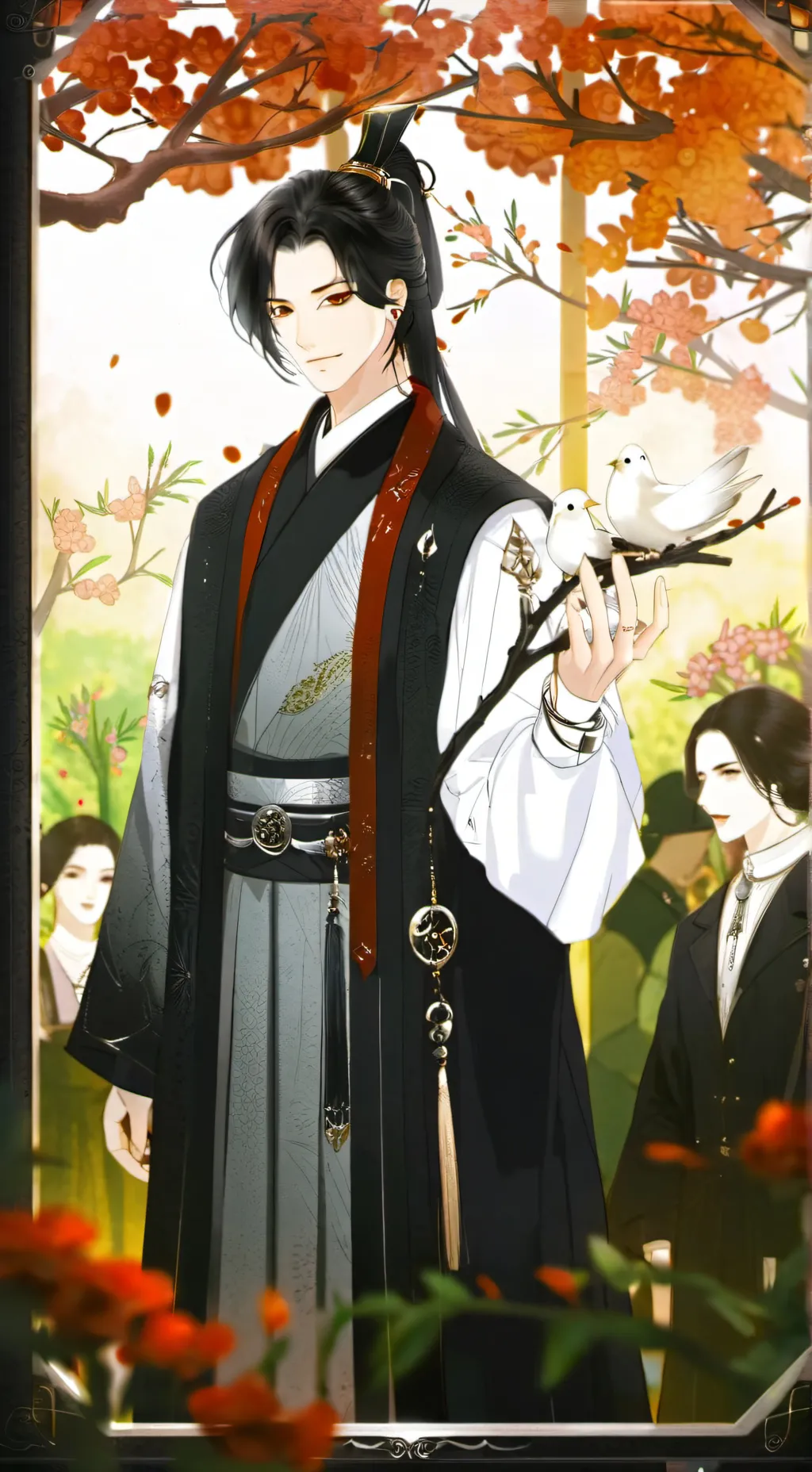 ai character: JJK enfermo background