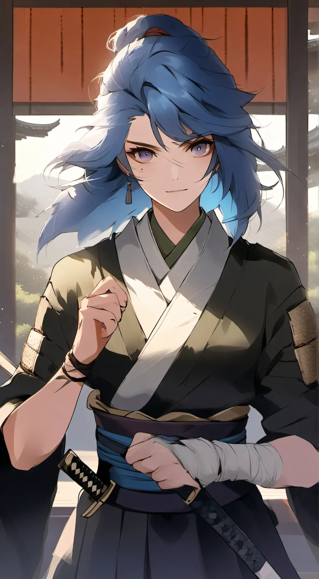 ai character: Masako background