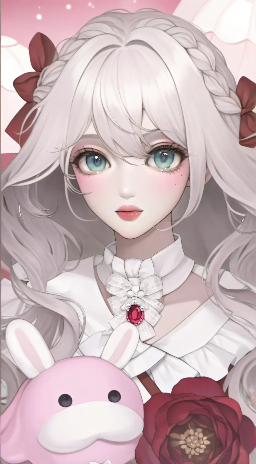 ai character: wenda vinera and p background