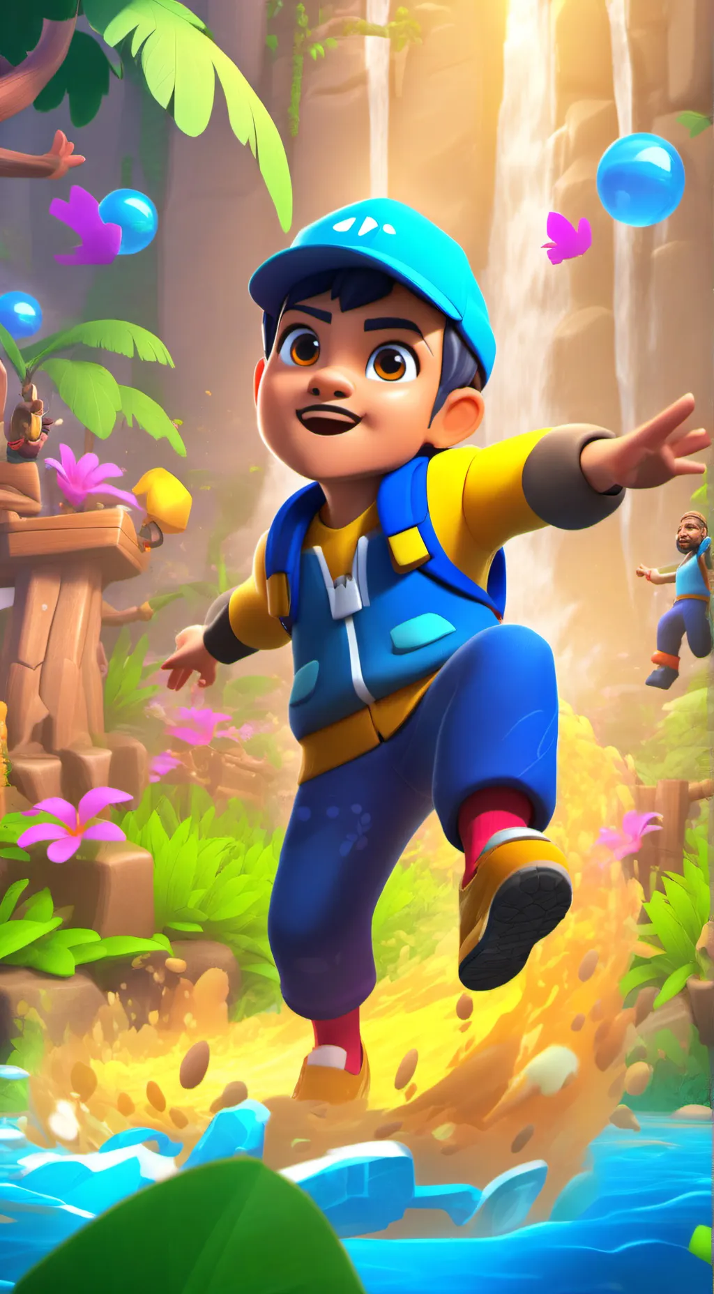ai character: Character generate background