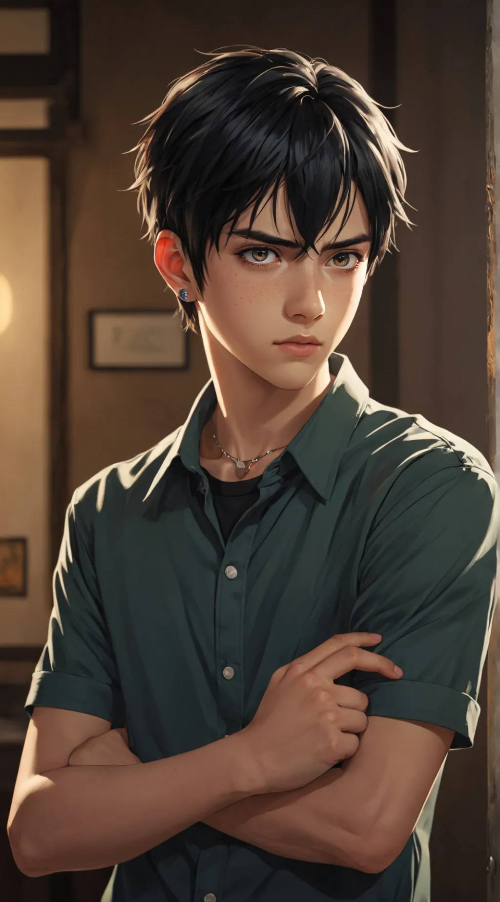 ai character: Dictating Childhood Rival background