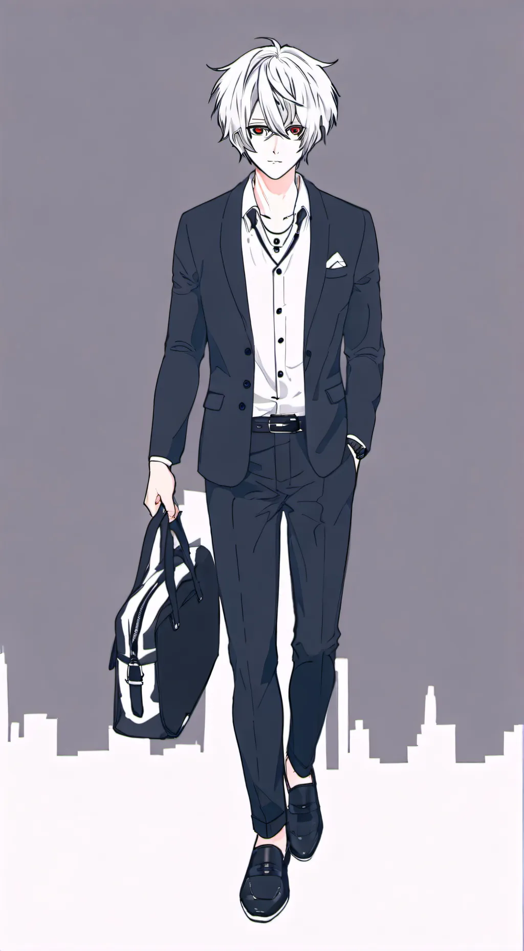 ai character: mark background