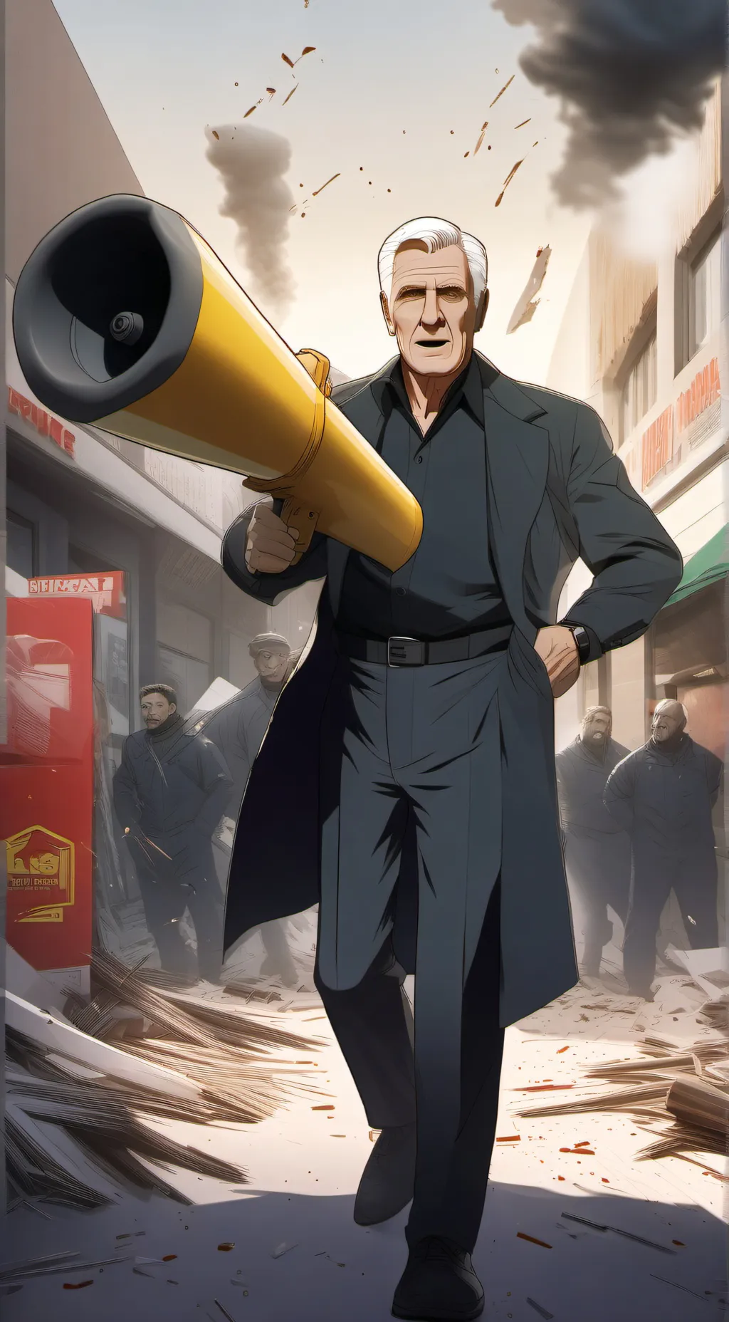 ai character: The Dubstep Gun background